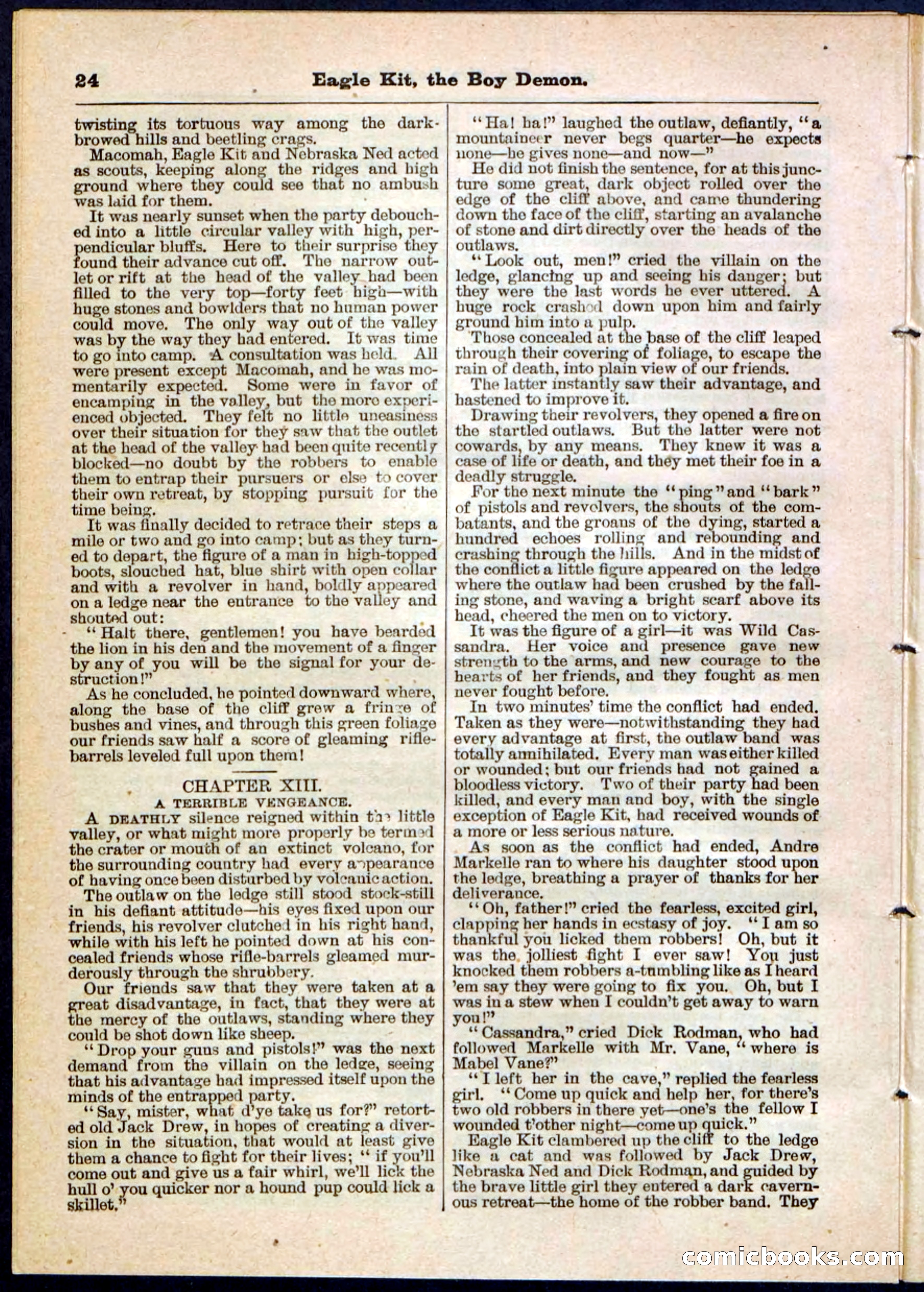 Beadle's Pocket Library No. 129 — page 24 of 32