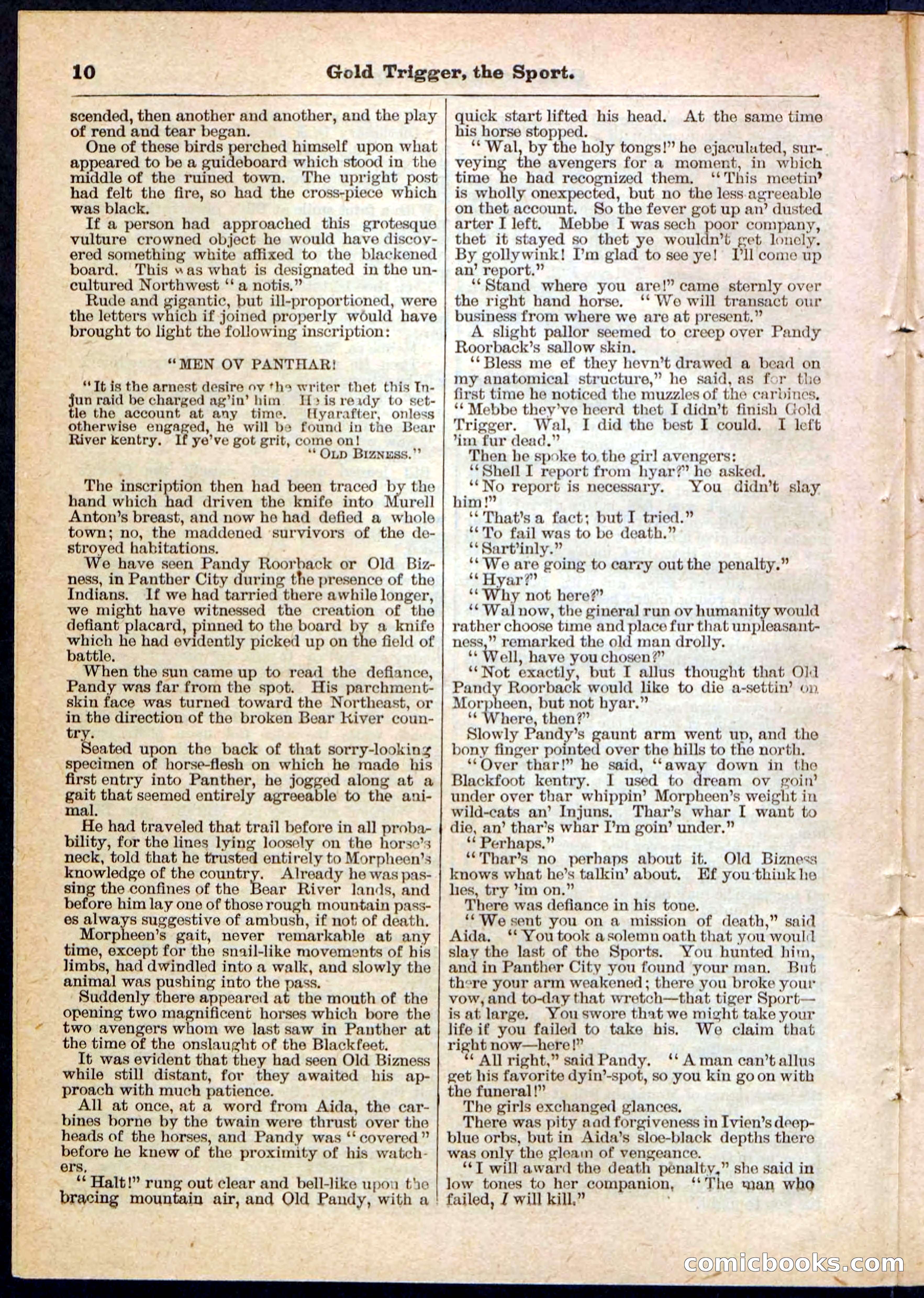 Beadle's Pocket Library No. 130 — page 10 of 32