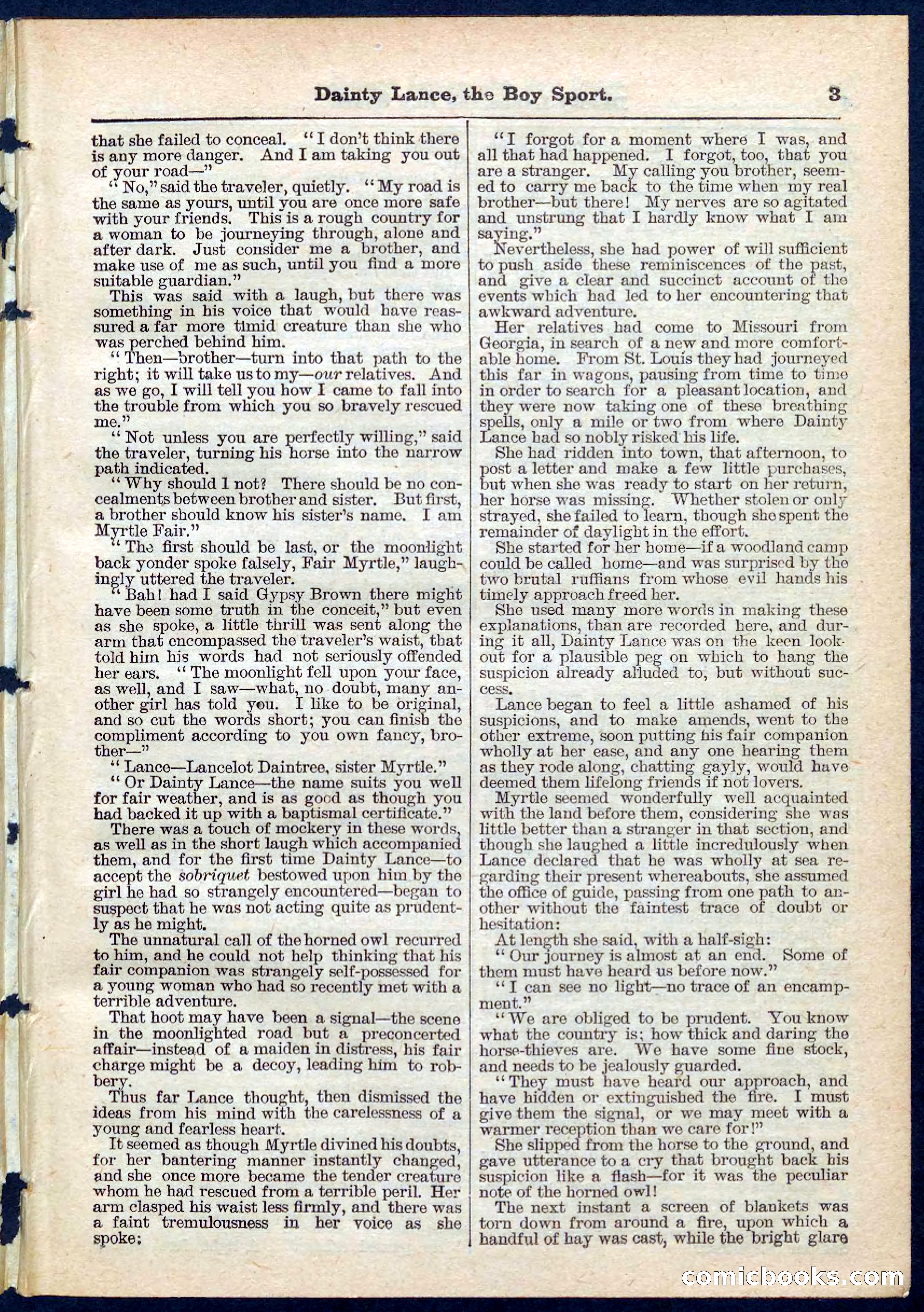 Beadle's Pocket Library No. 132 — page 3 of 32