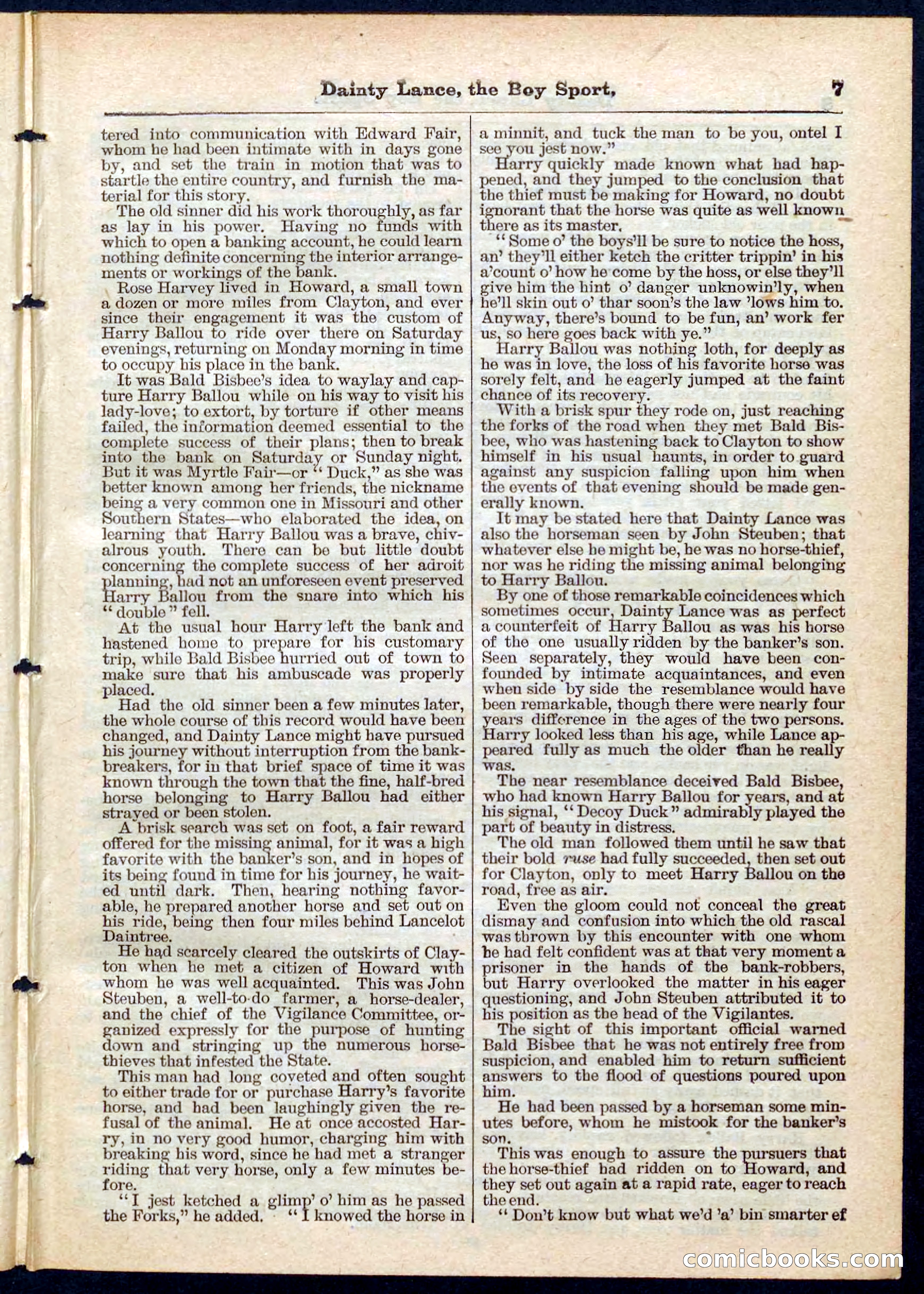 Beadle's Pocket Library No. 132 — page 7 of 32