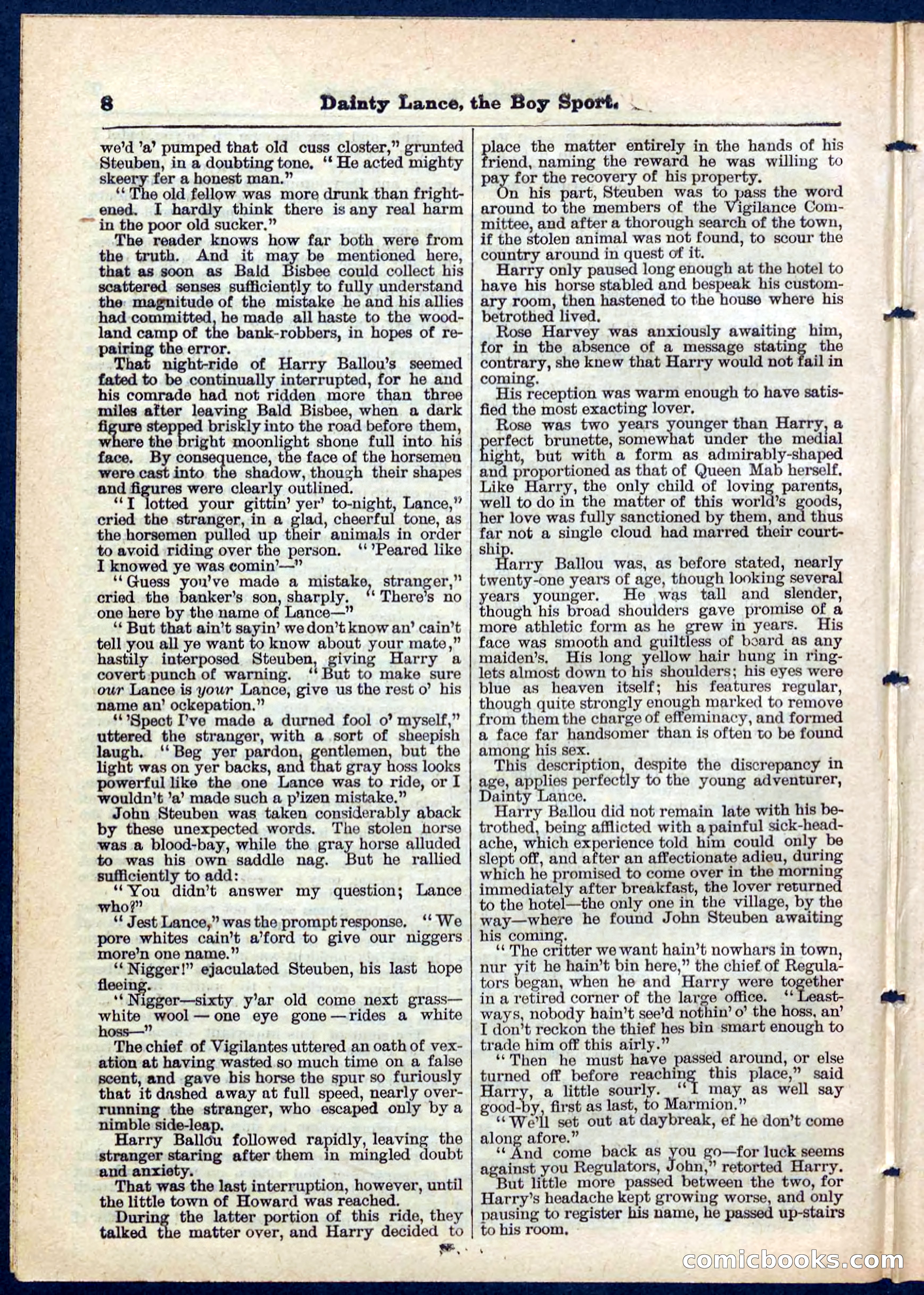 Beadle's Pocket Library No. 132 — page 8 of 32