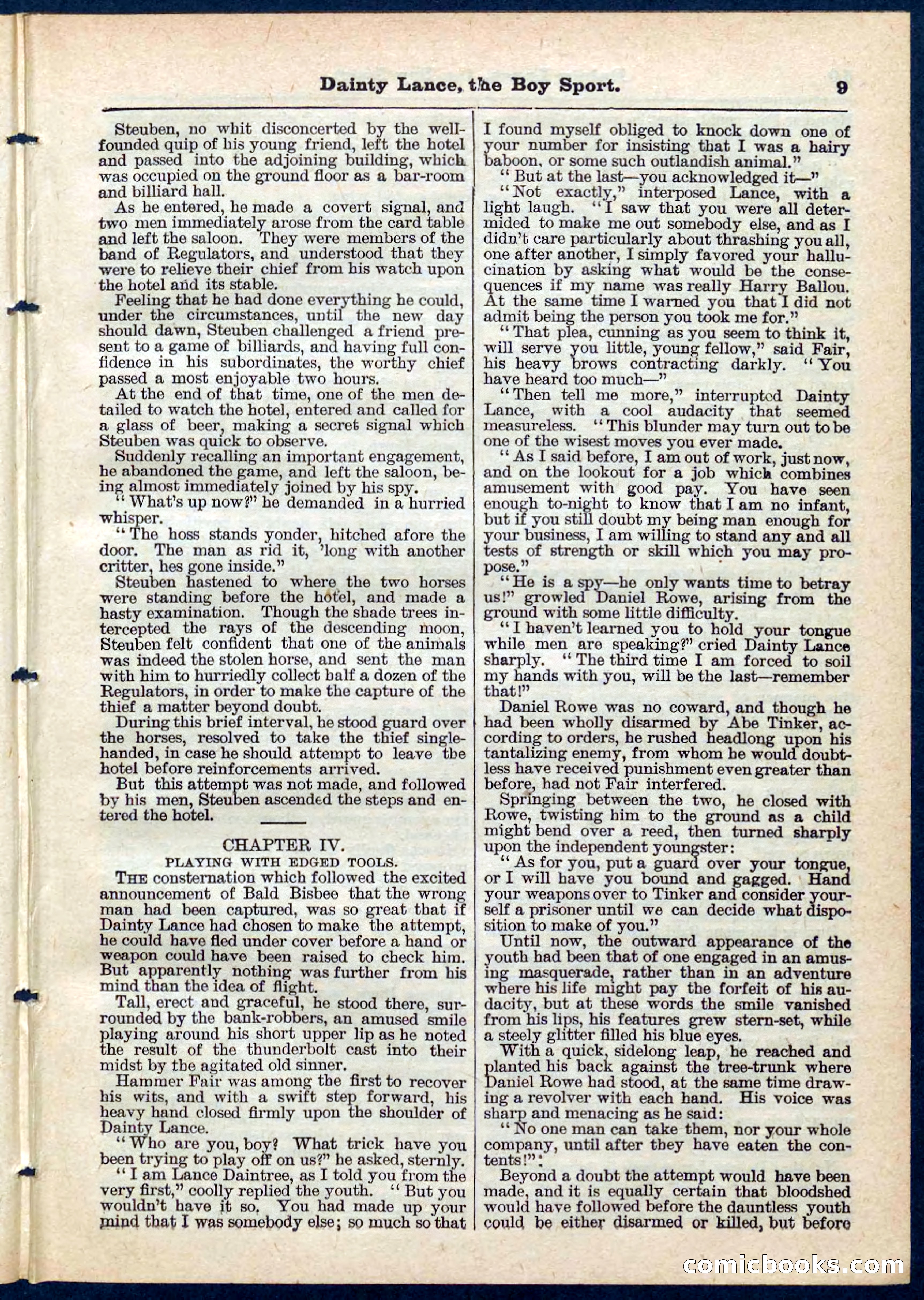 Beadle's Pocket Library No. 132 — page 9 of 32