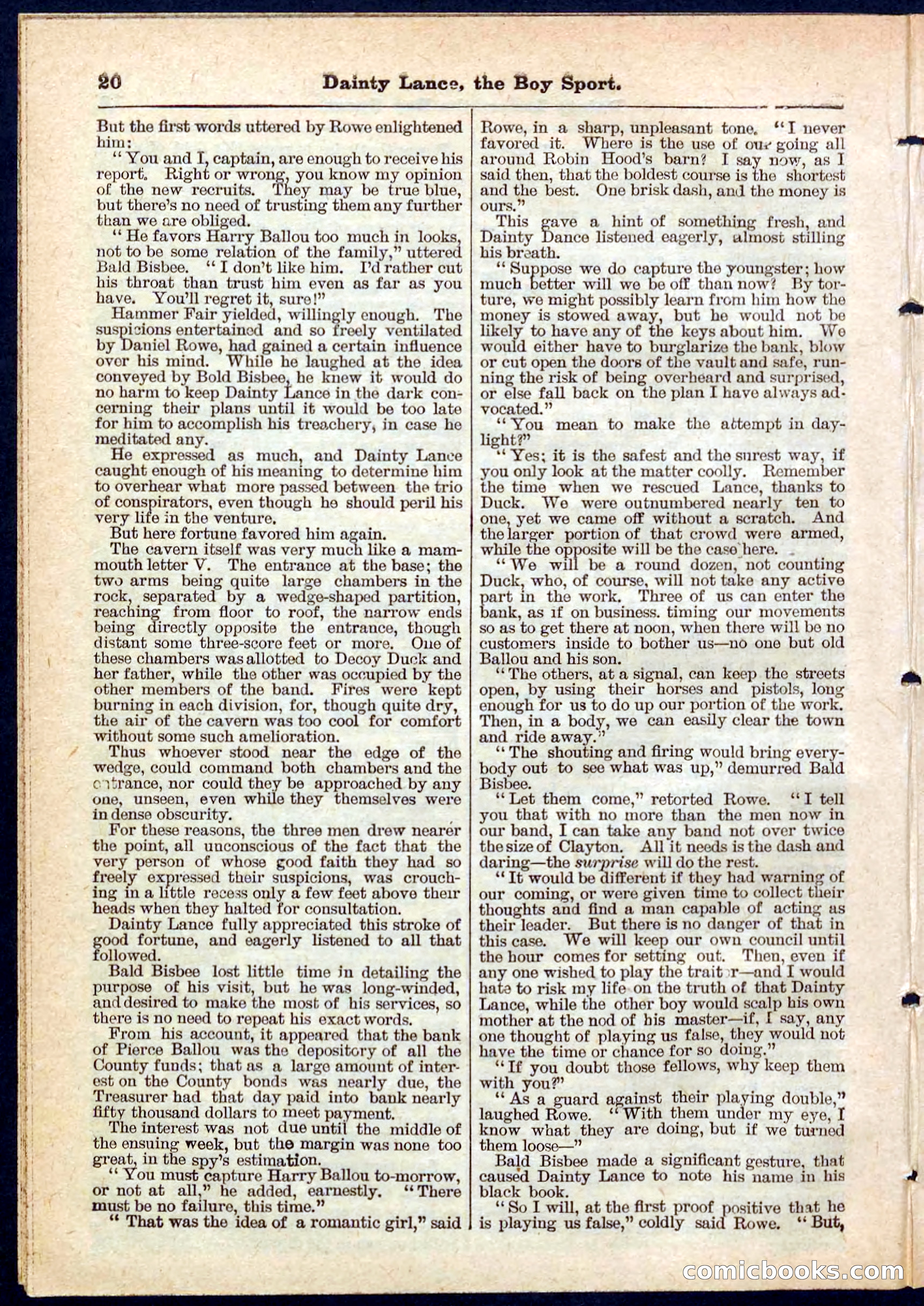Beadle's Pocket Library No. 132 — page 20 of 32