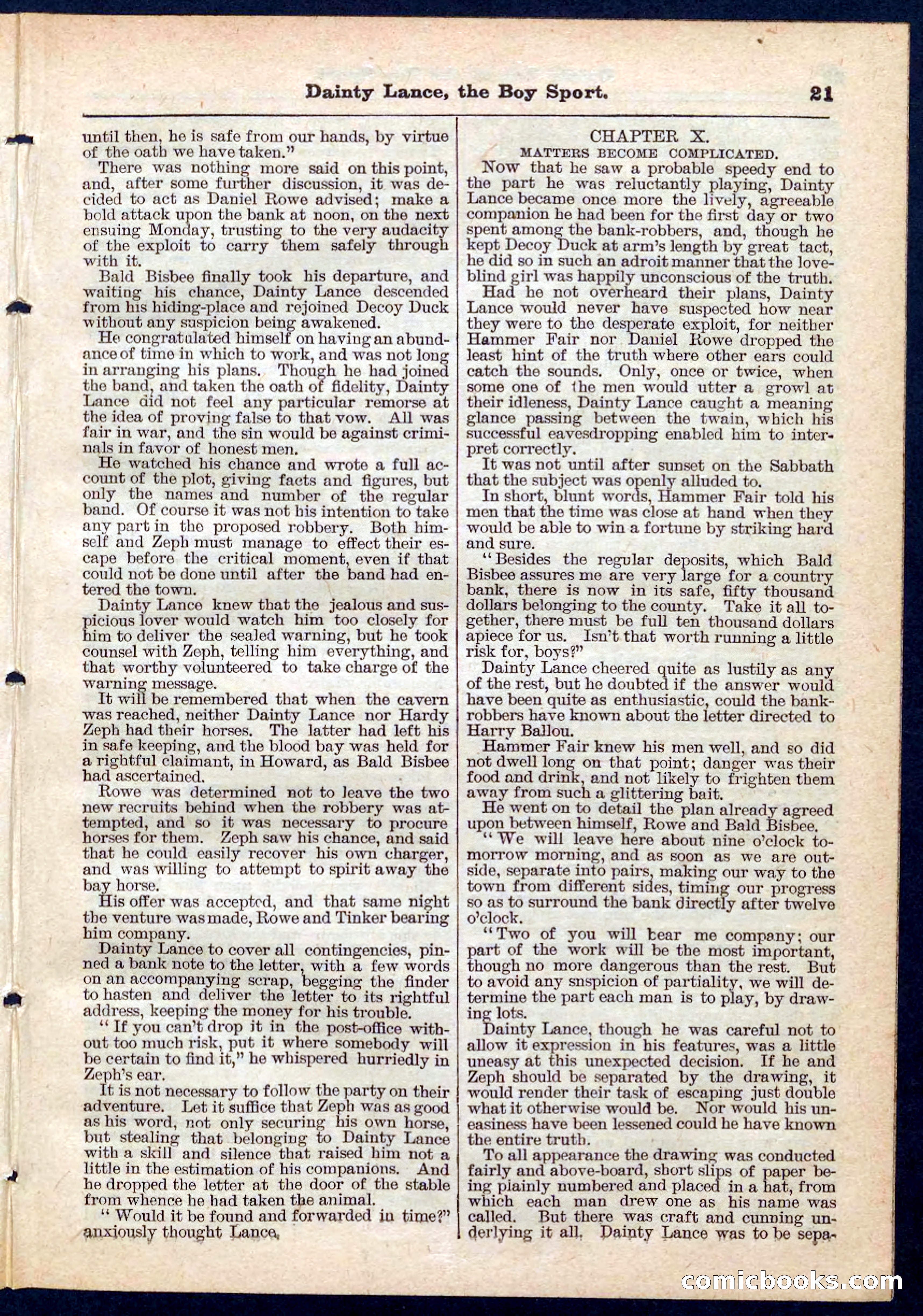 Beadle's Pocket Library No. 132 — page 21 of 32