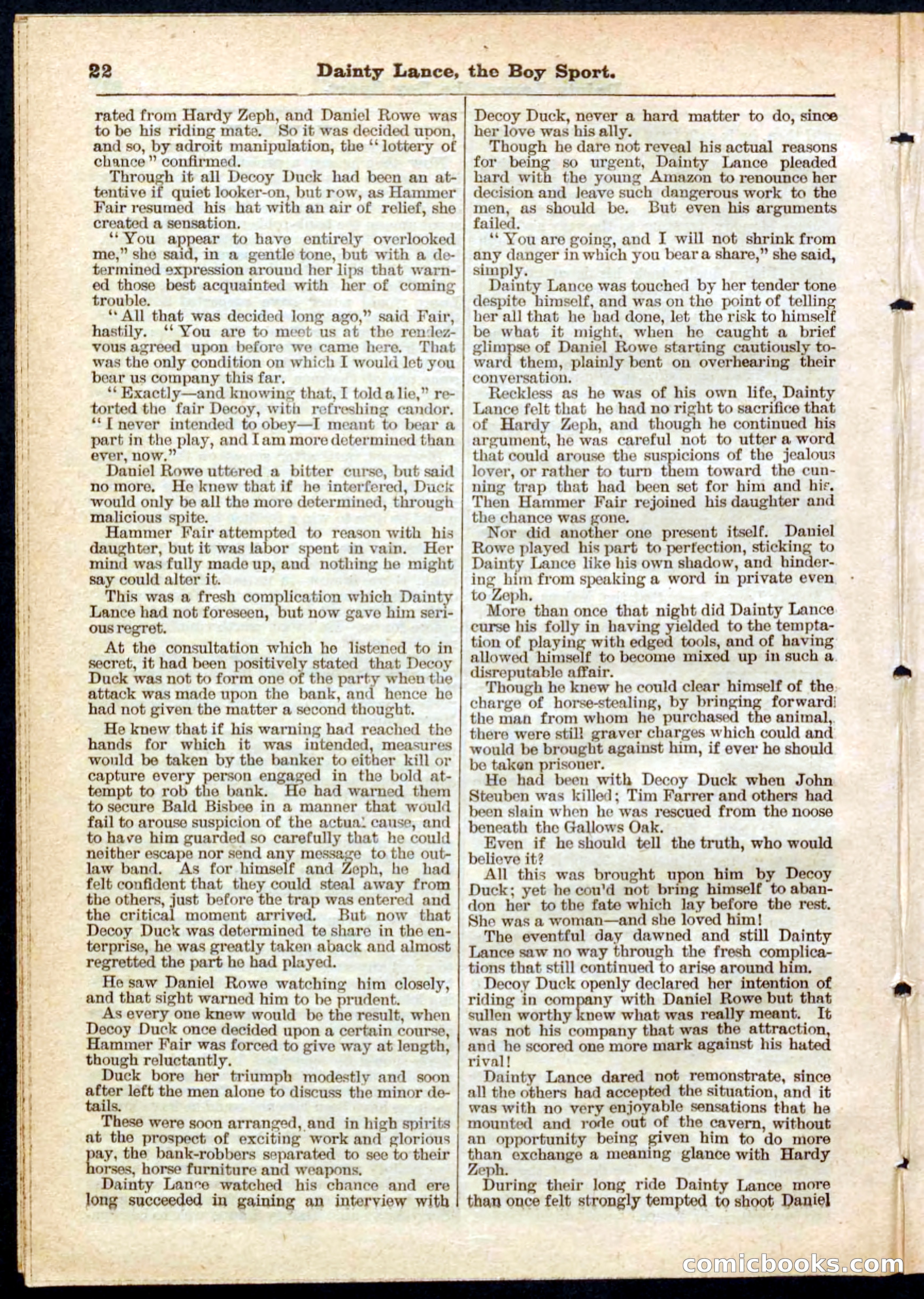 Beadle's Pocket Library No. 132 — page 22 of 32