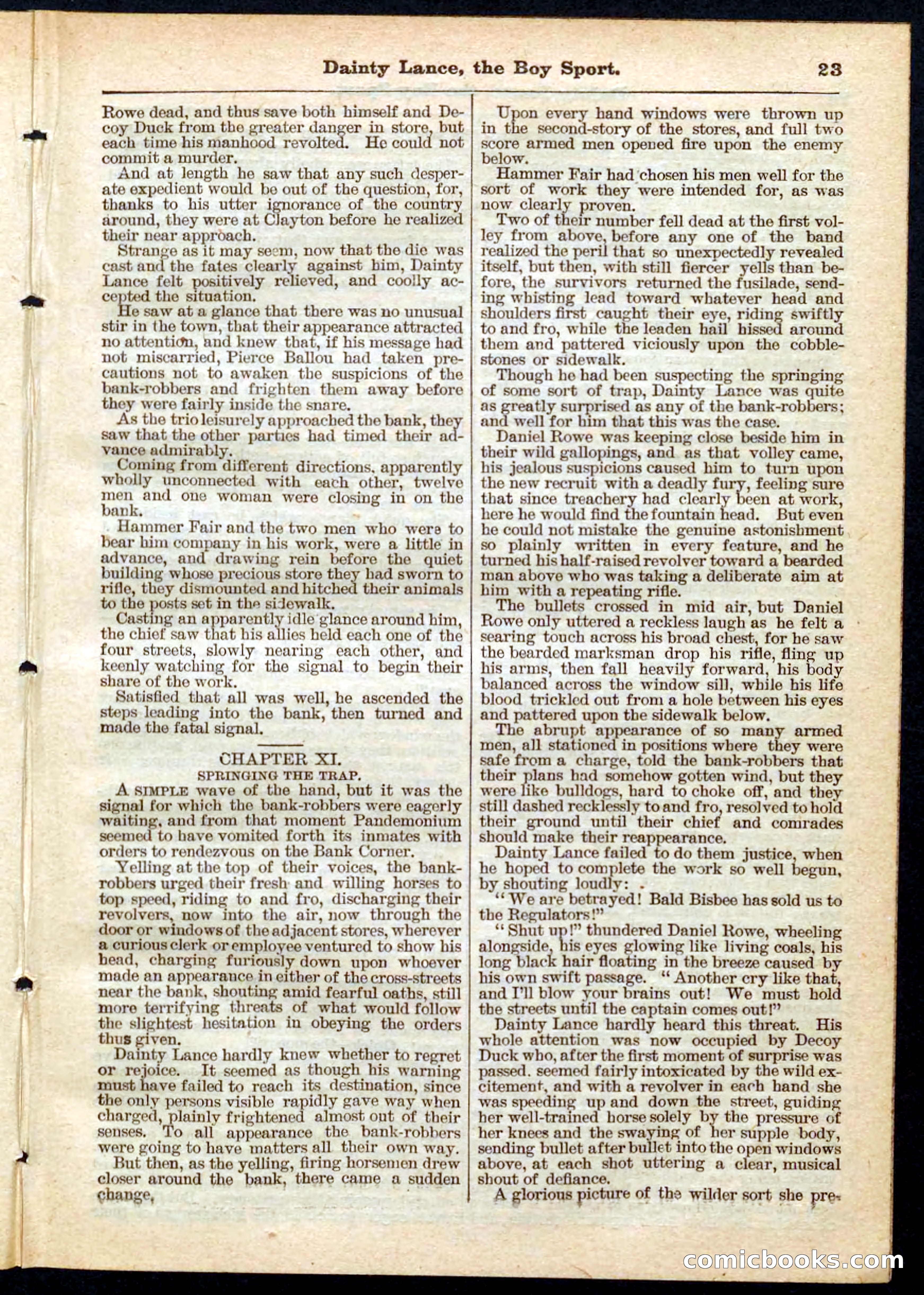 Beadle's Pocket Library No. 132 — page 23 of 32