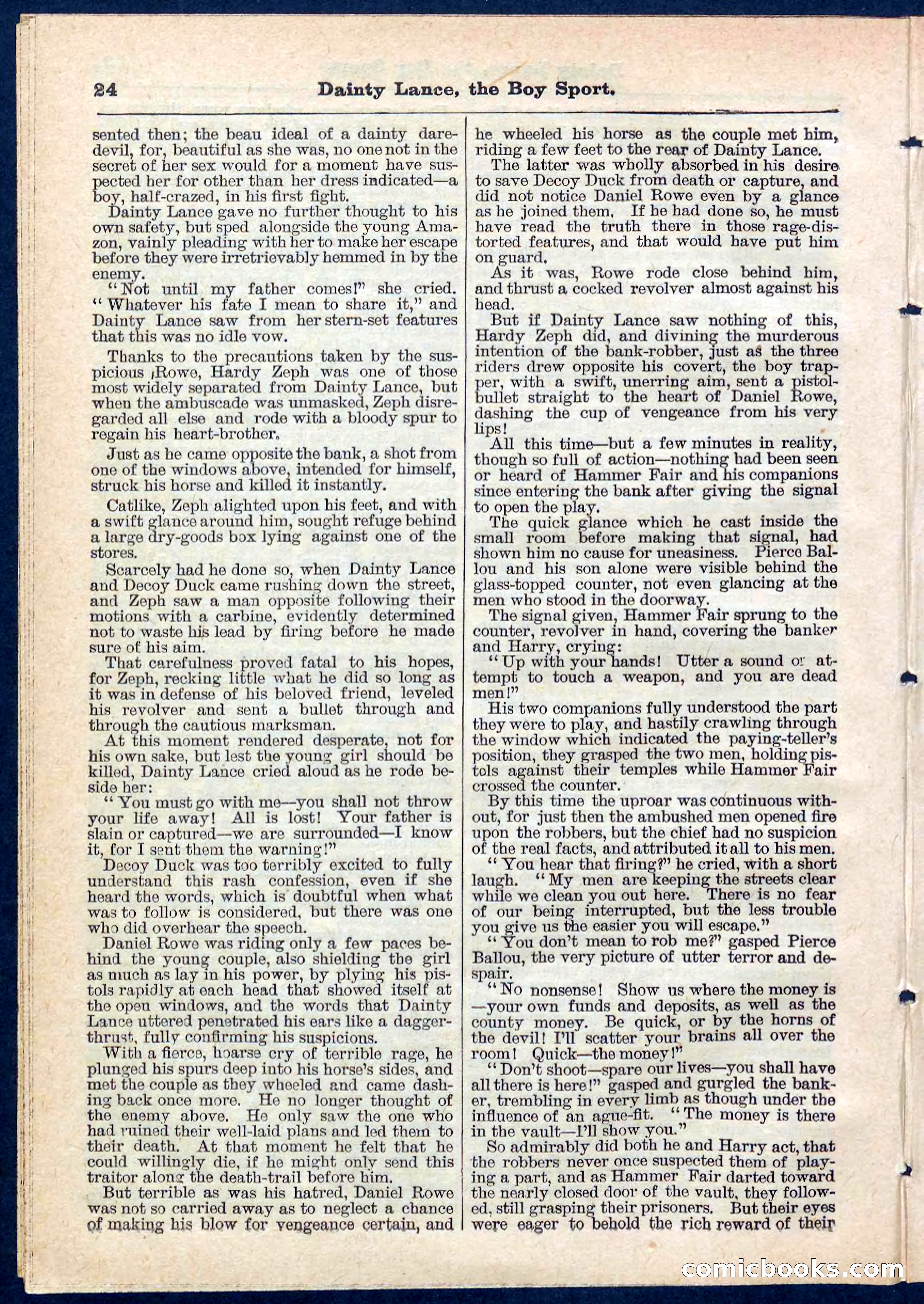 Beadle's Pocket Library No. 132 — page 24 of 32
