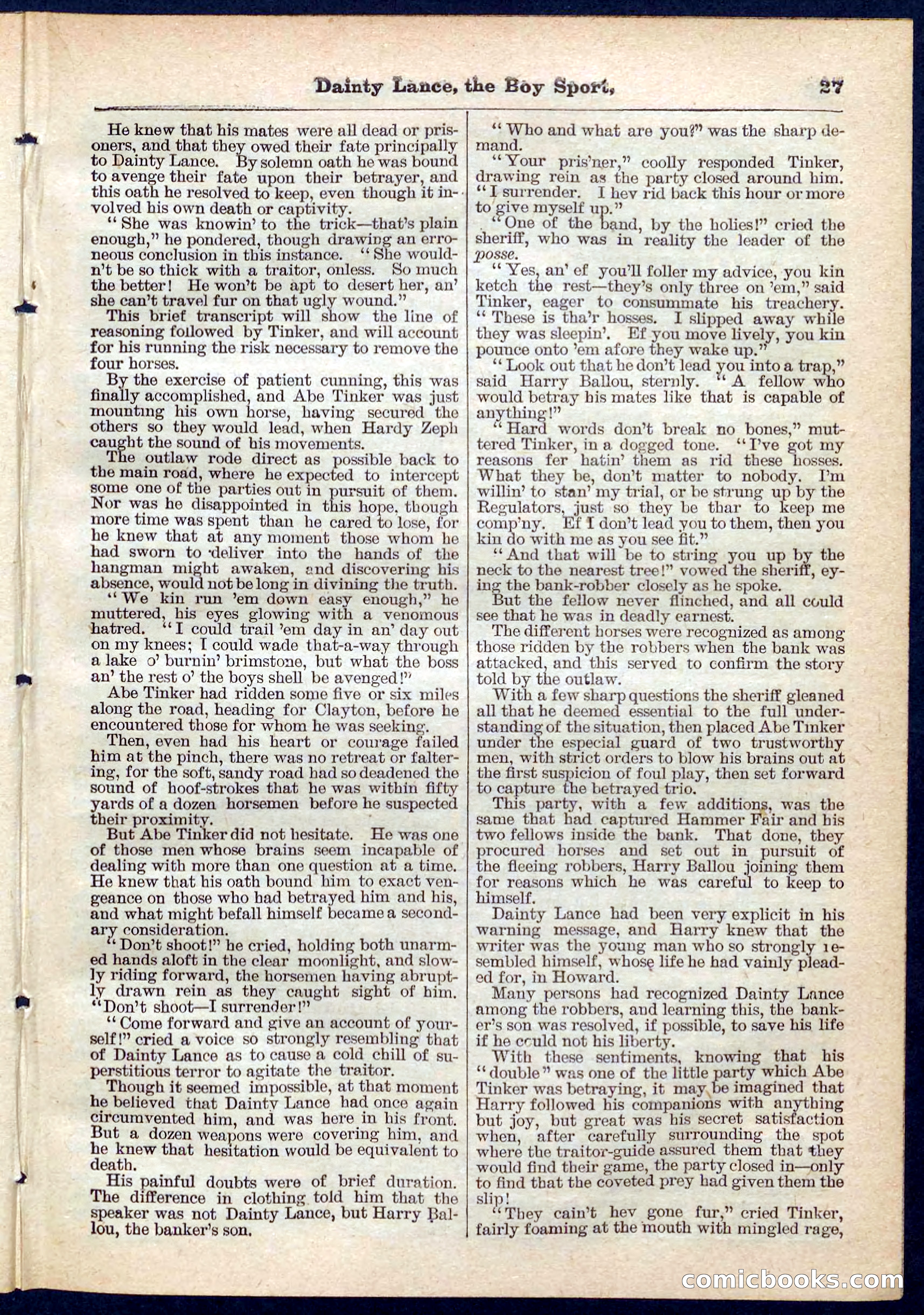 Beadle's Pocket Library No. 132 — page 27 of 32