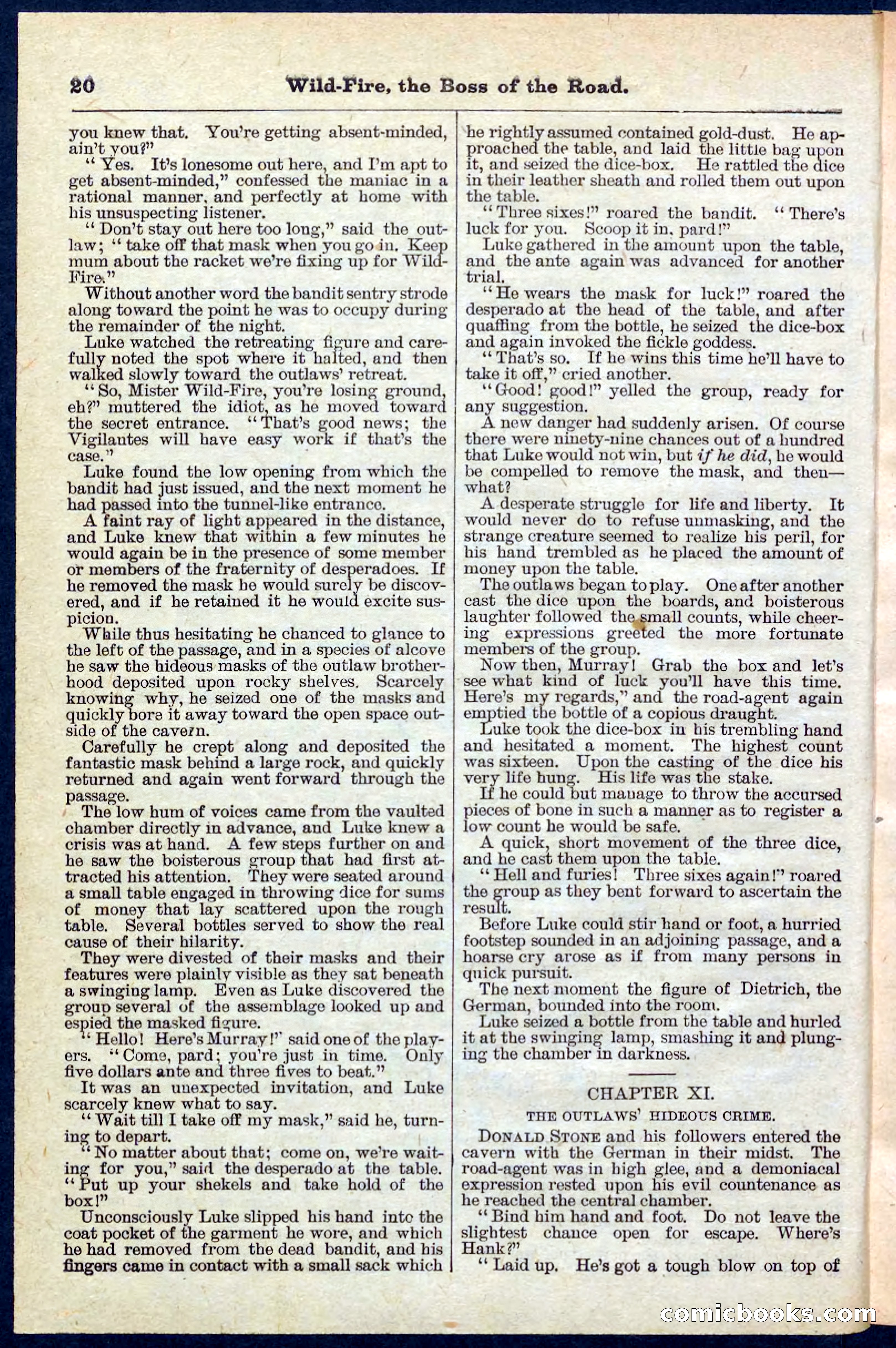 Beadle's Pocket Library No. 133 — page 20 of 32