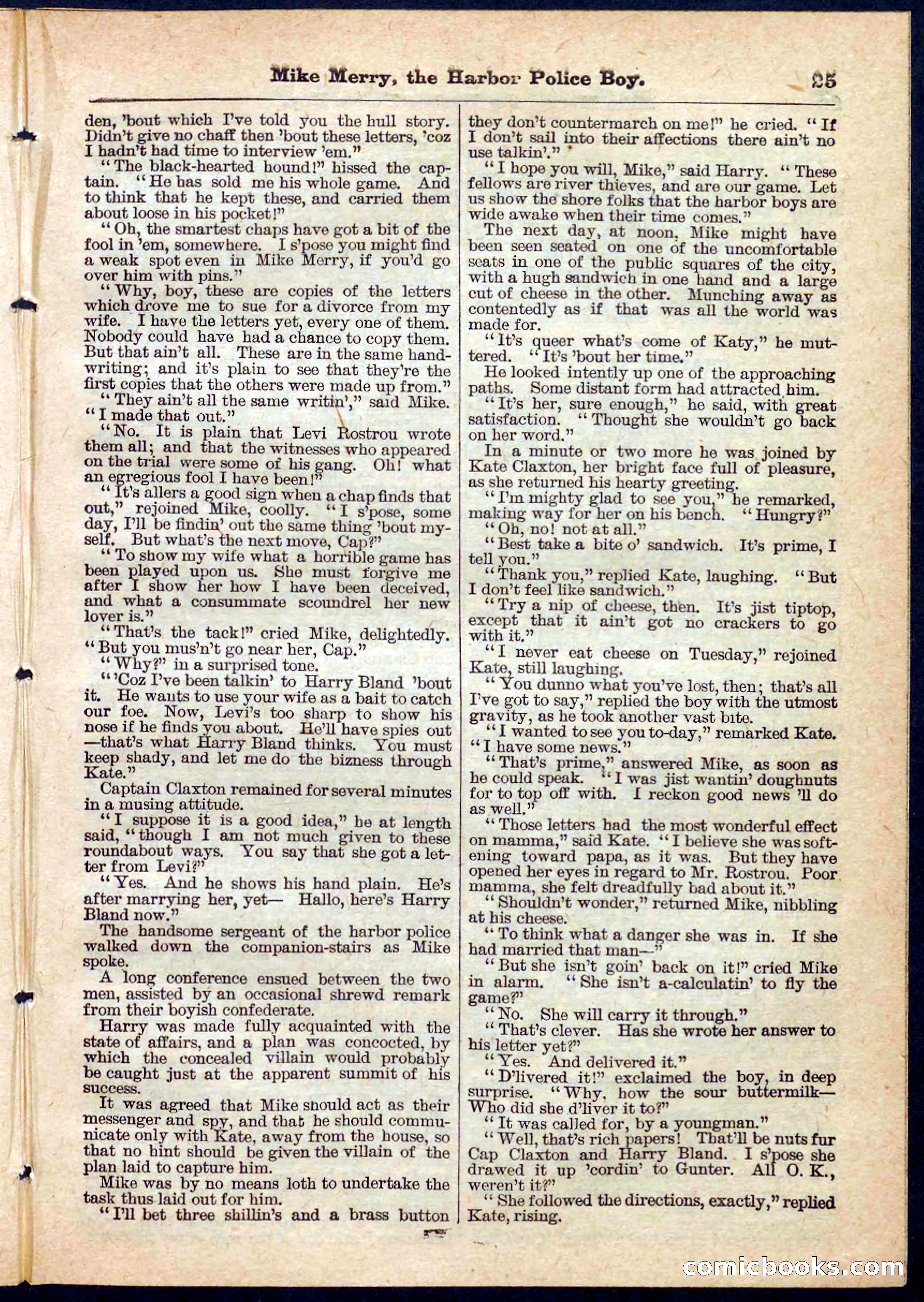 Beadle's Pocket Library No. 134 — page 25 of 32