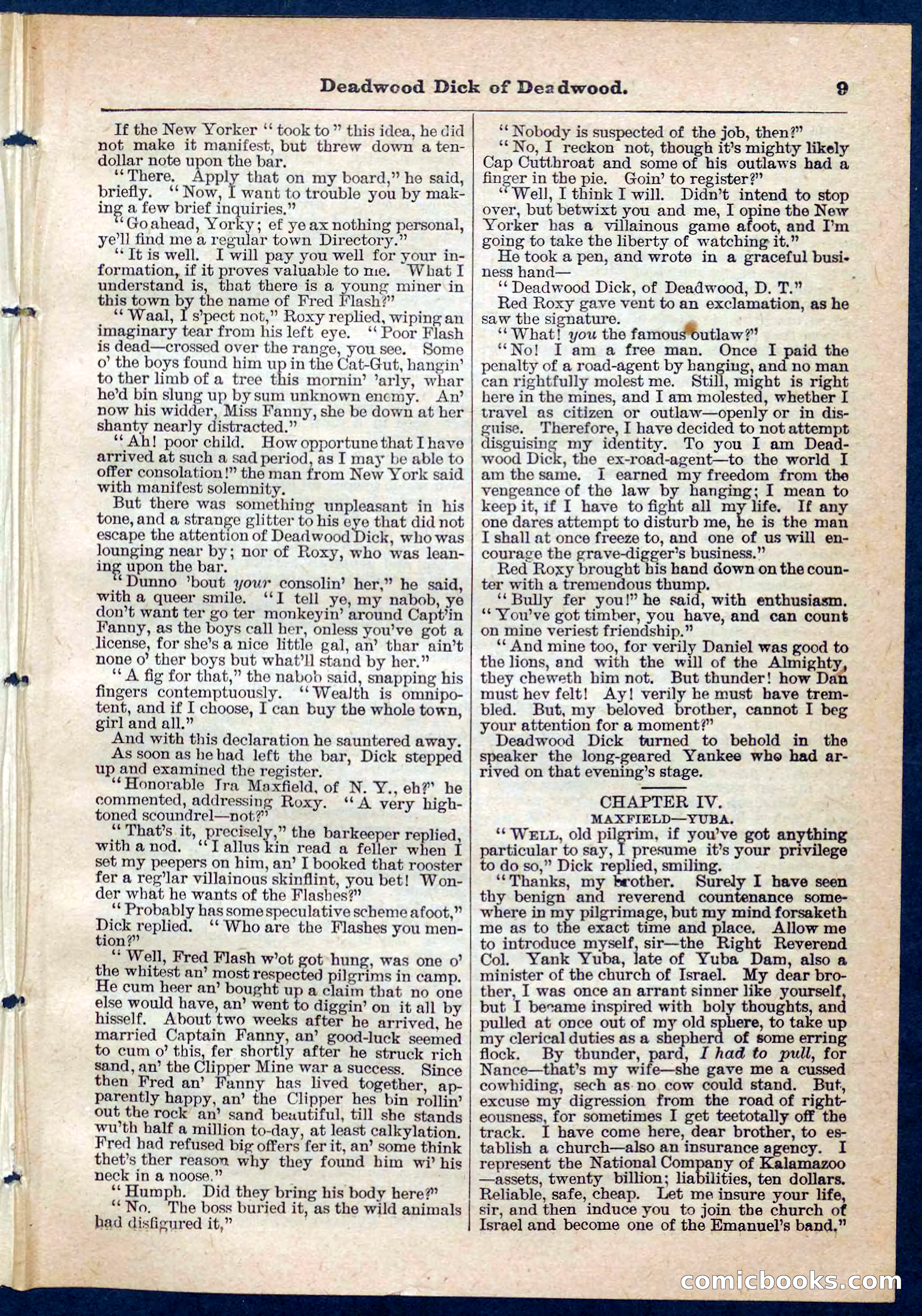 Beadle's Pocket Library No. 135 — page 9 of 32