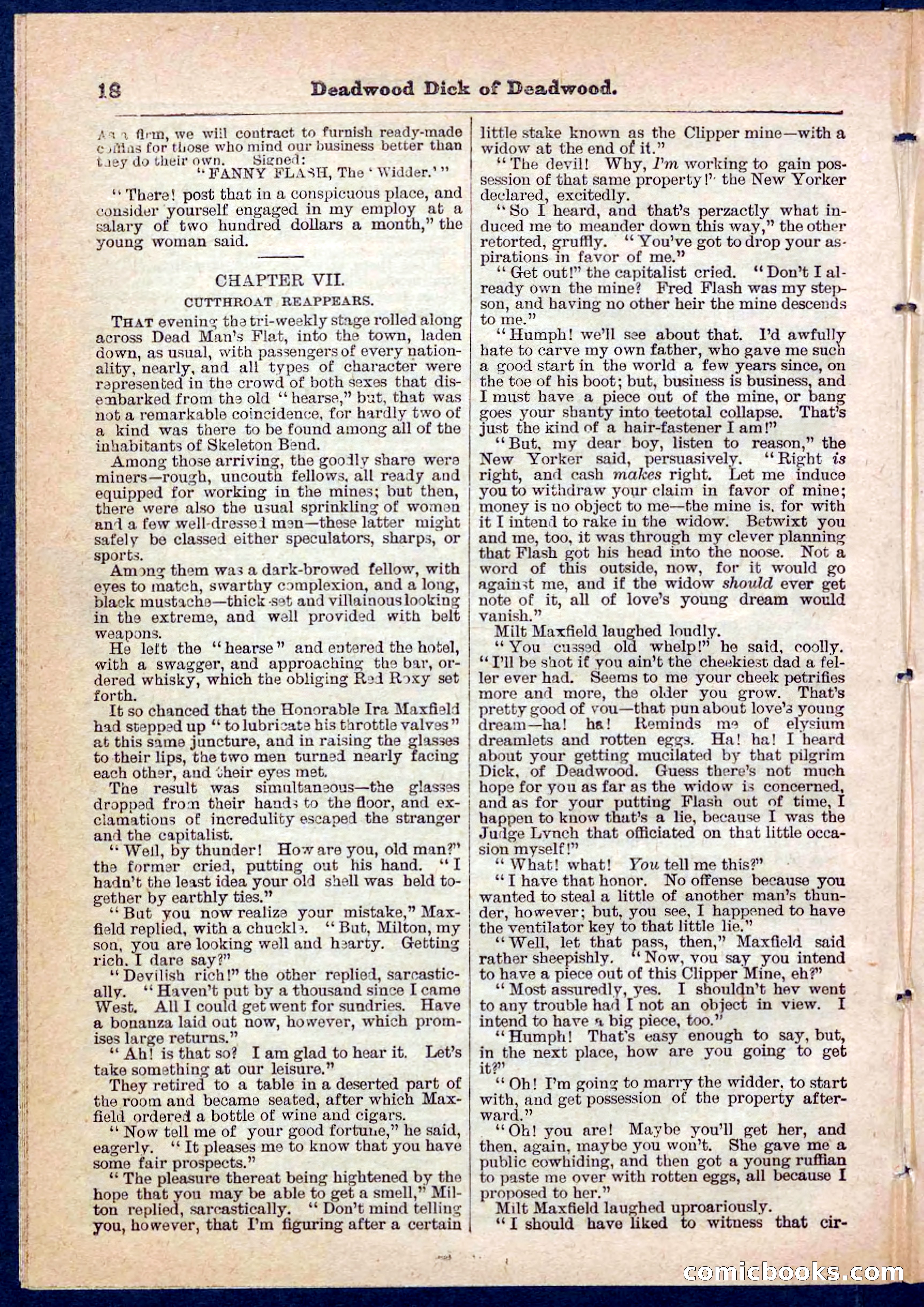 Beadle's Pocket Library No. 135 — page 18 of 32