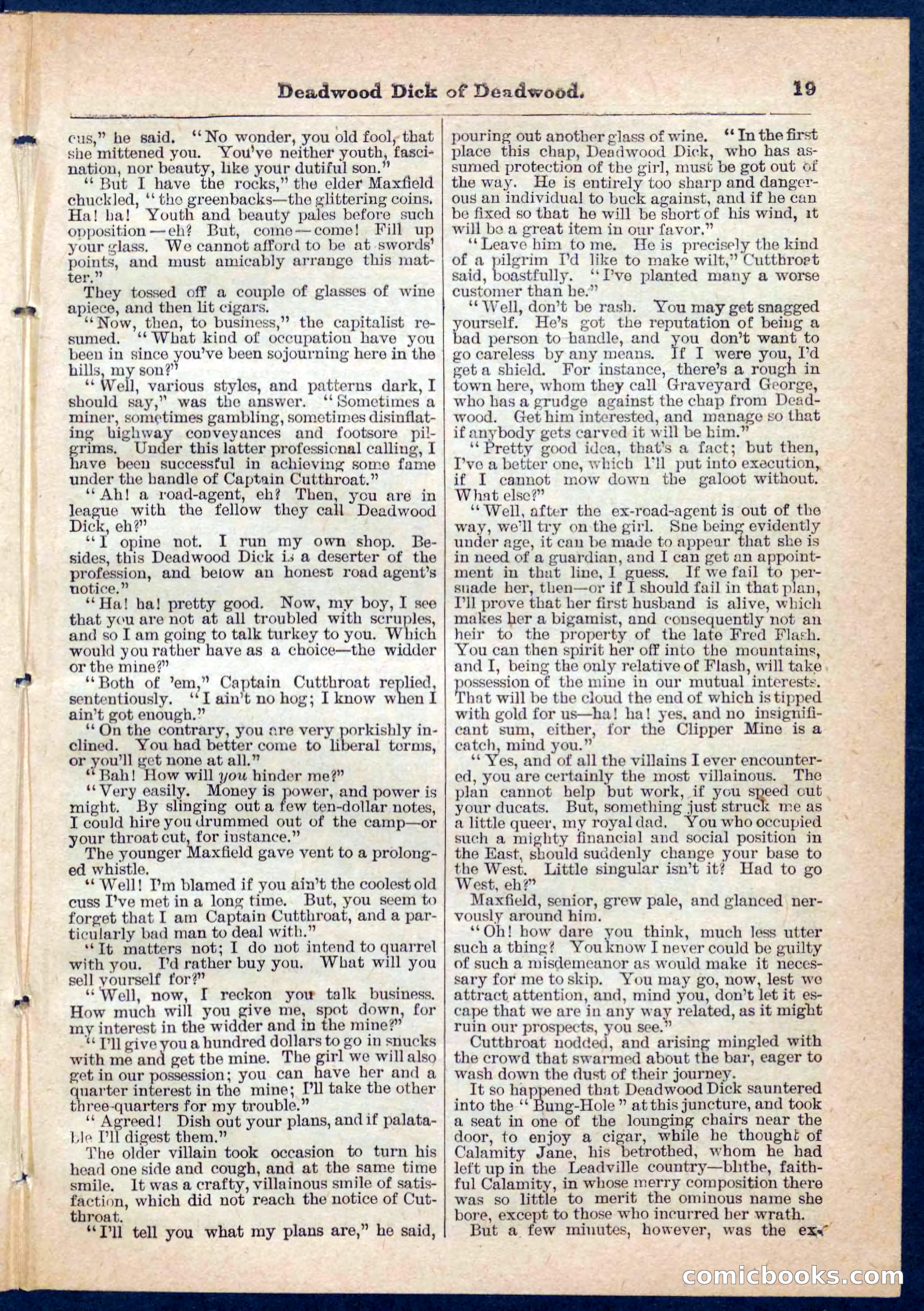 Beadle's Pocket Library No. 135 — page 19 of 32
