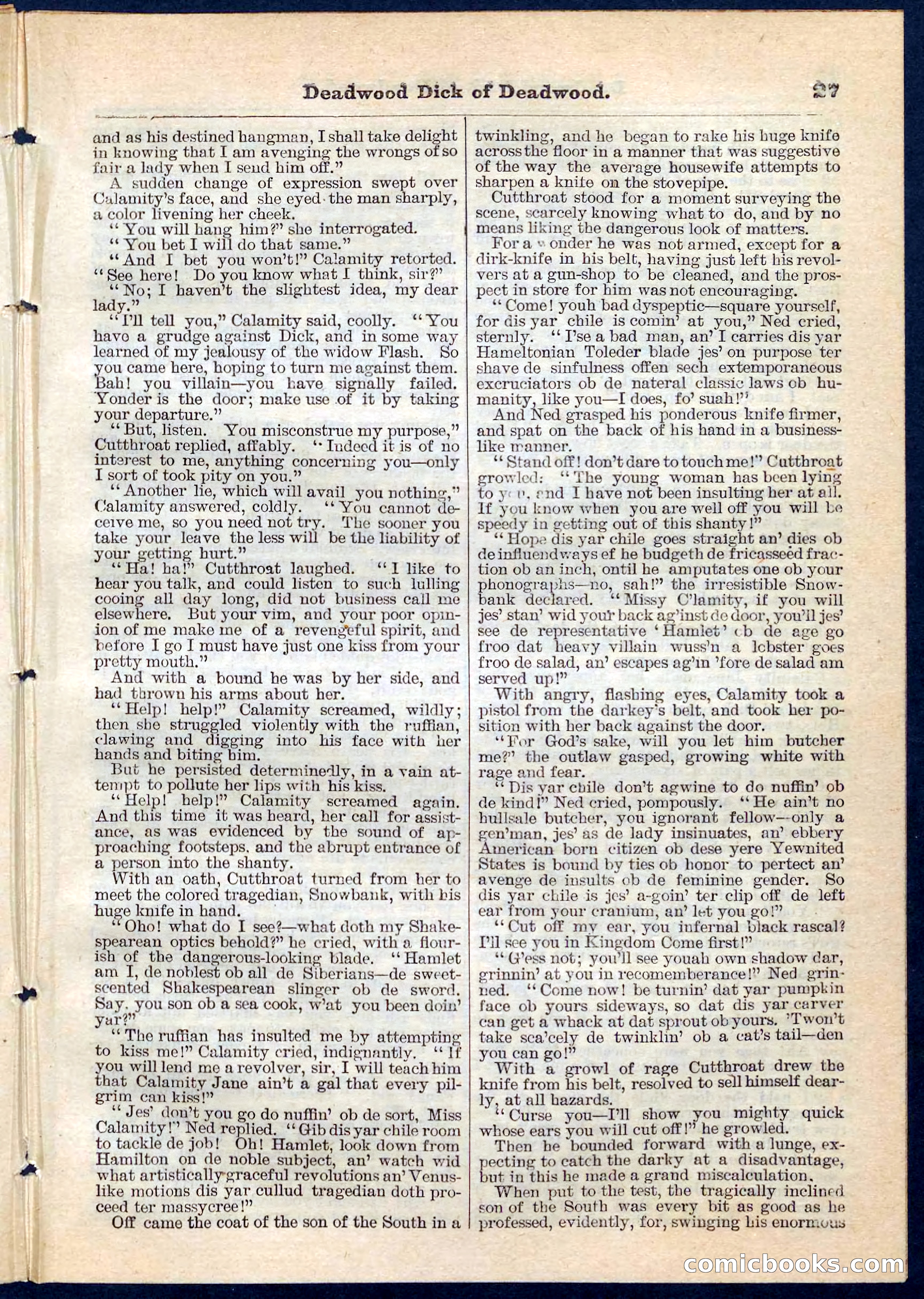 Beadle's Pocket Library No. 135 — page 27 of 32