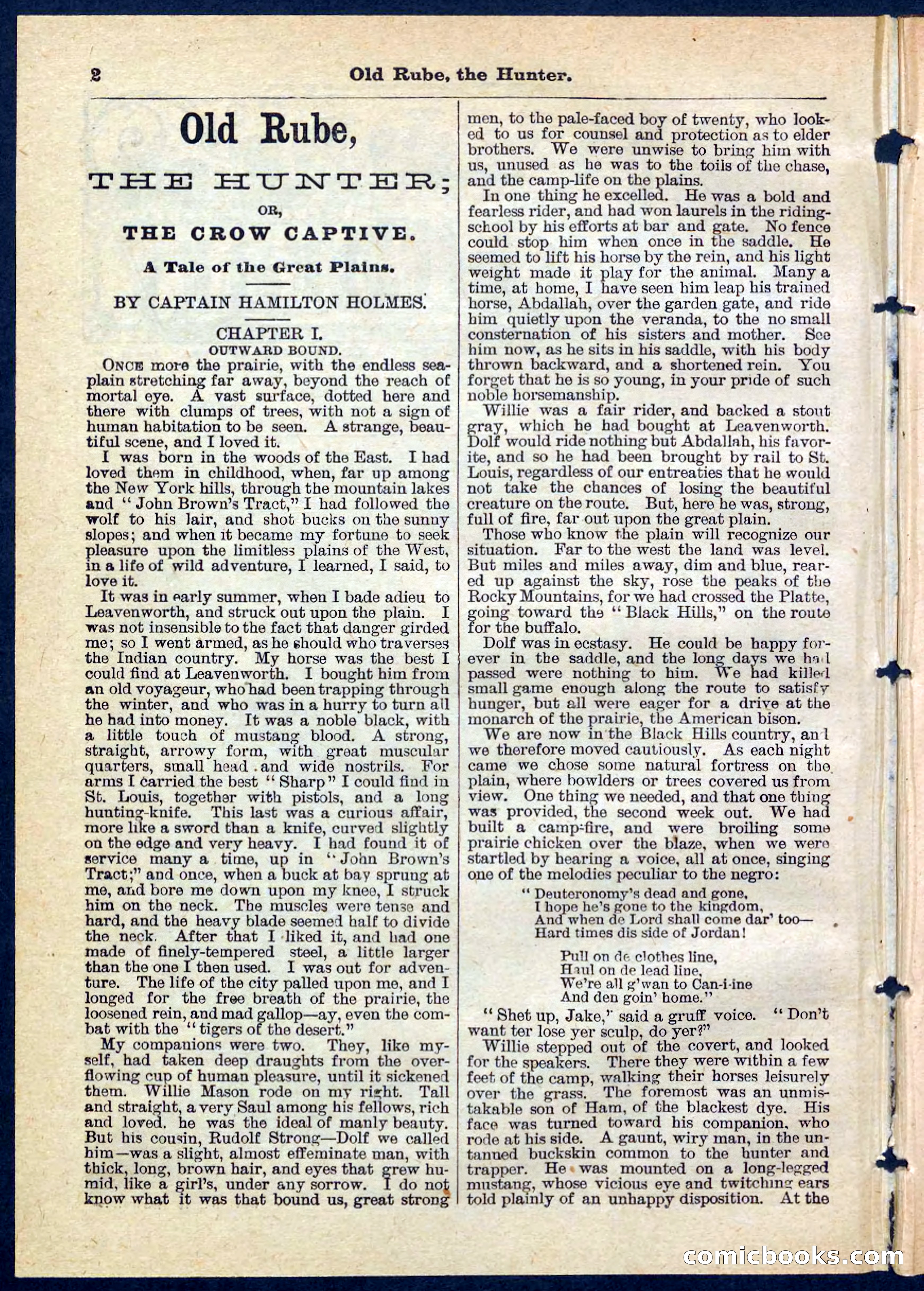Beadle's Pocket Library No. 136: Old Rube, the Hunter — page 2 of 32