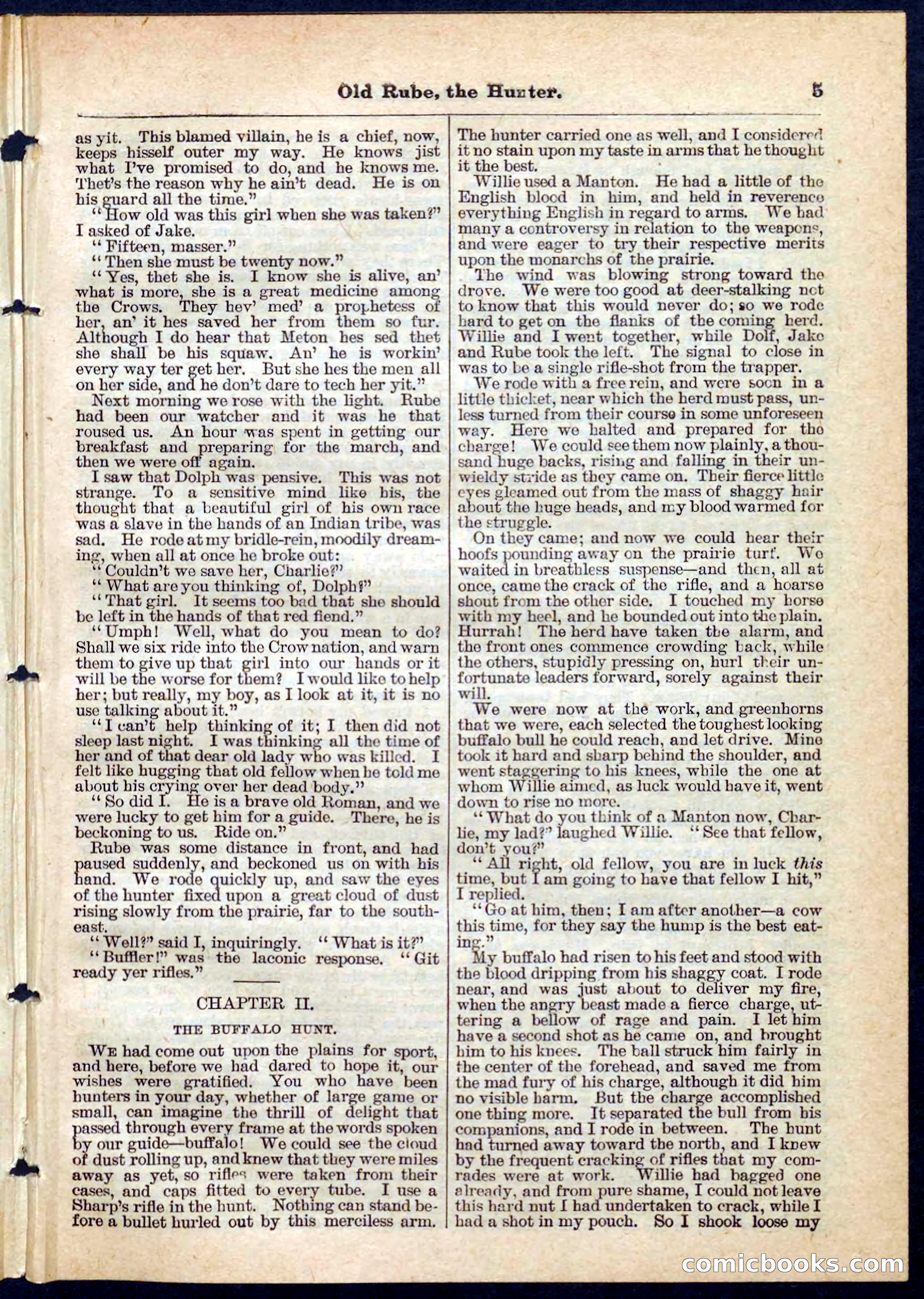 Beadle's Pocket Library No. 136: Old Rube, the Hunter — page 5 of 32