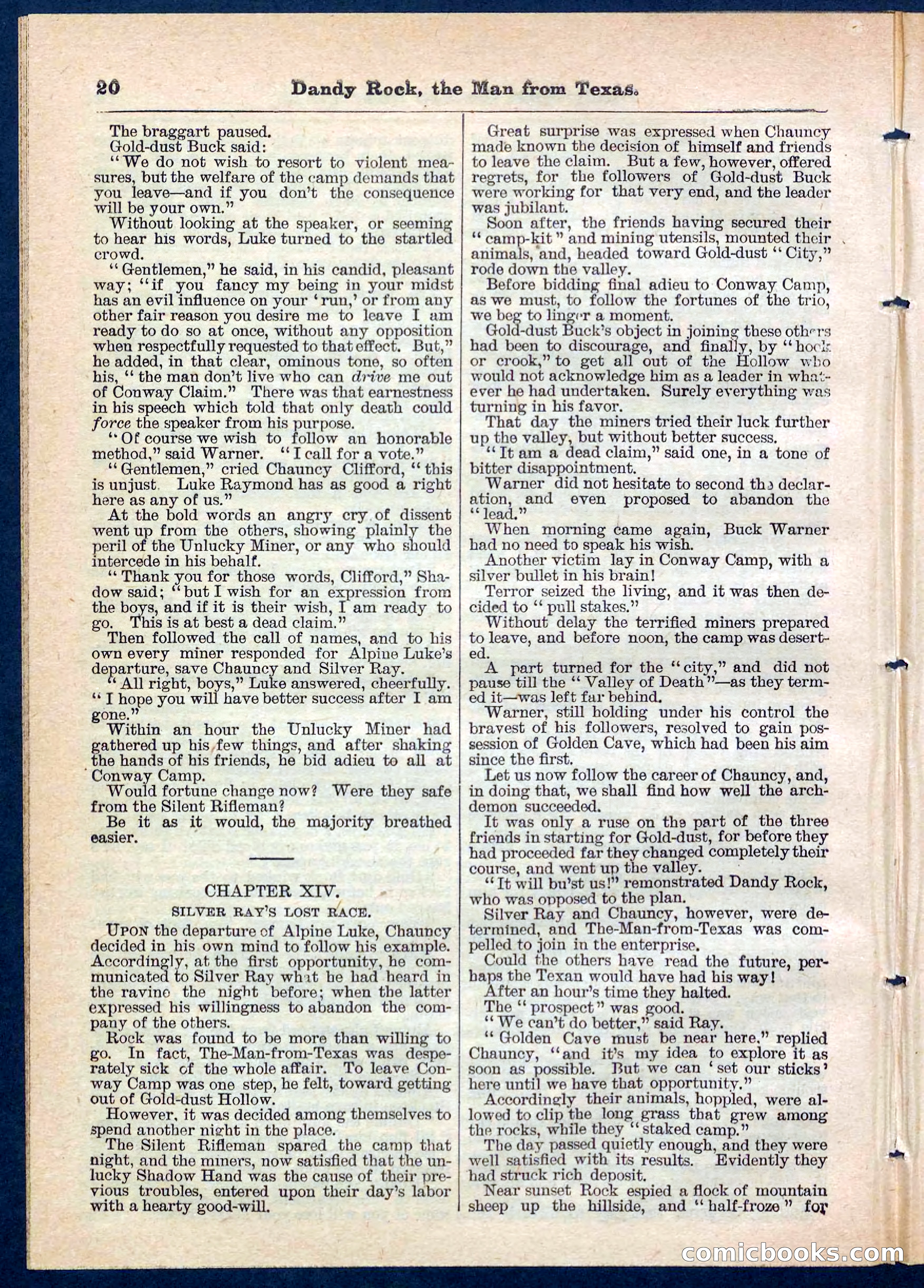 Beadle's Pocket Library No. 137 — page 20 of 32
