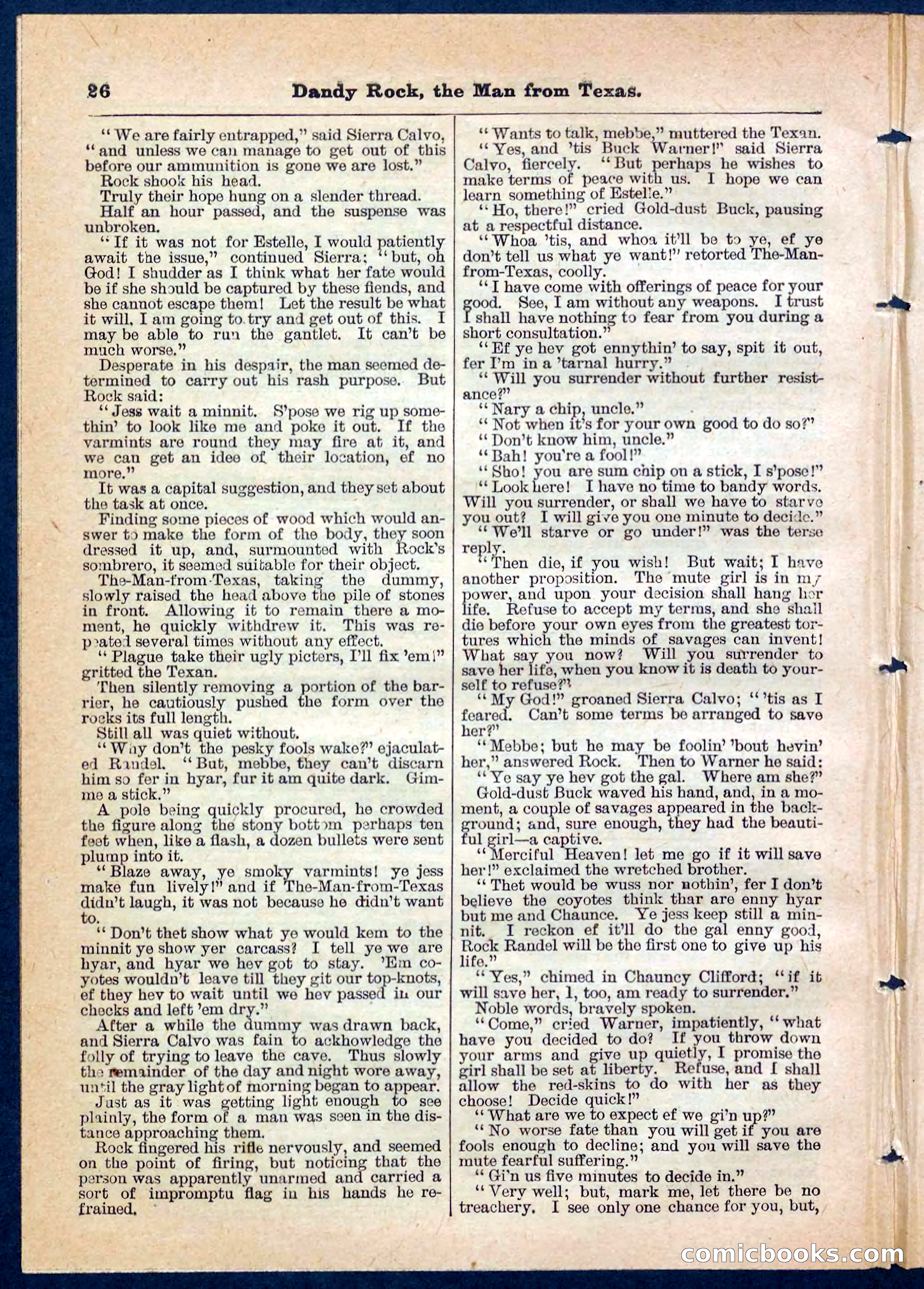 Beadle's Pocket Library No. 137 — page 26 of 32