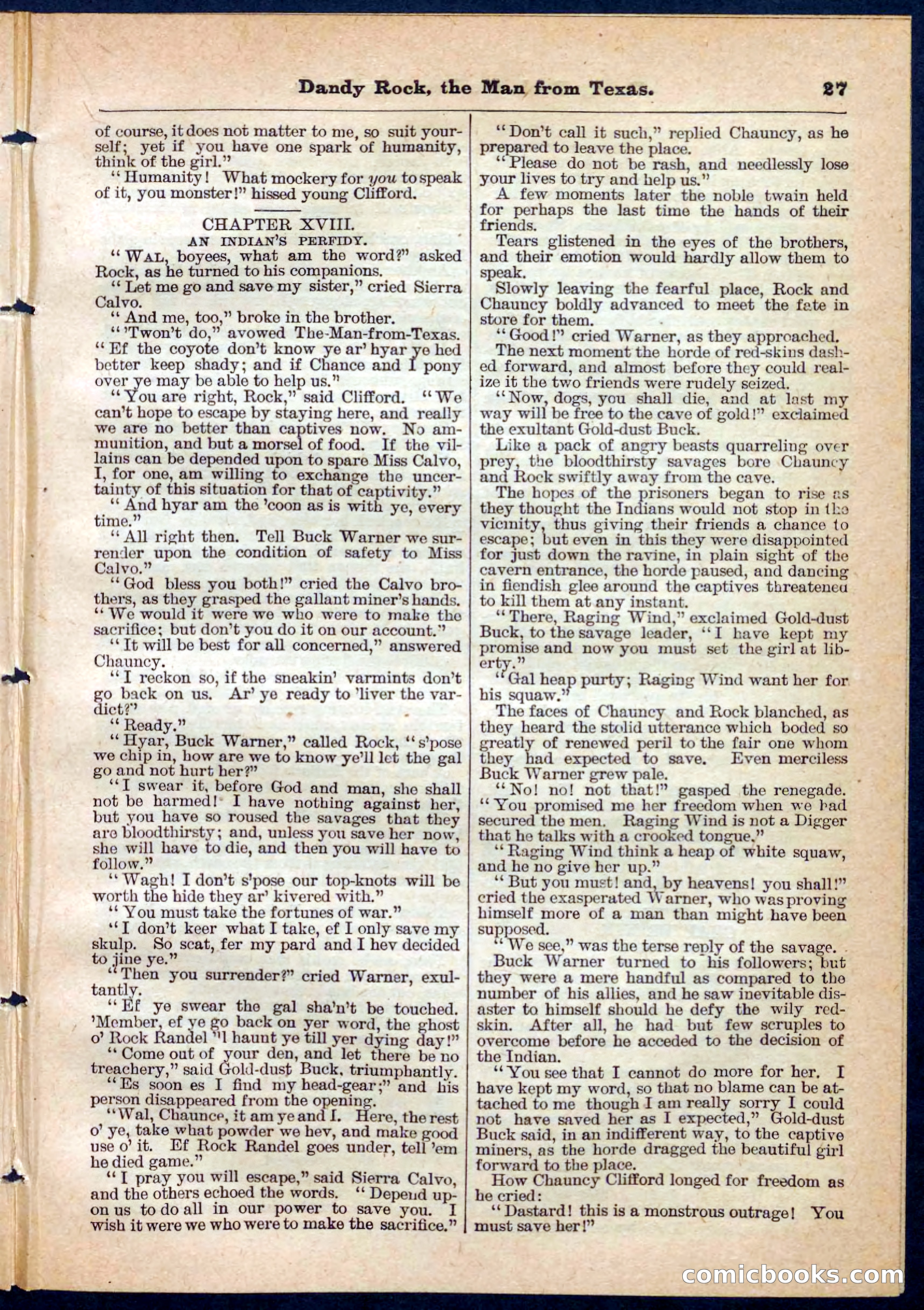 Beadle's Pocket Library No. 137 — page 27 of 32
