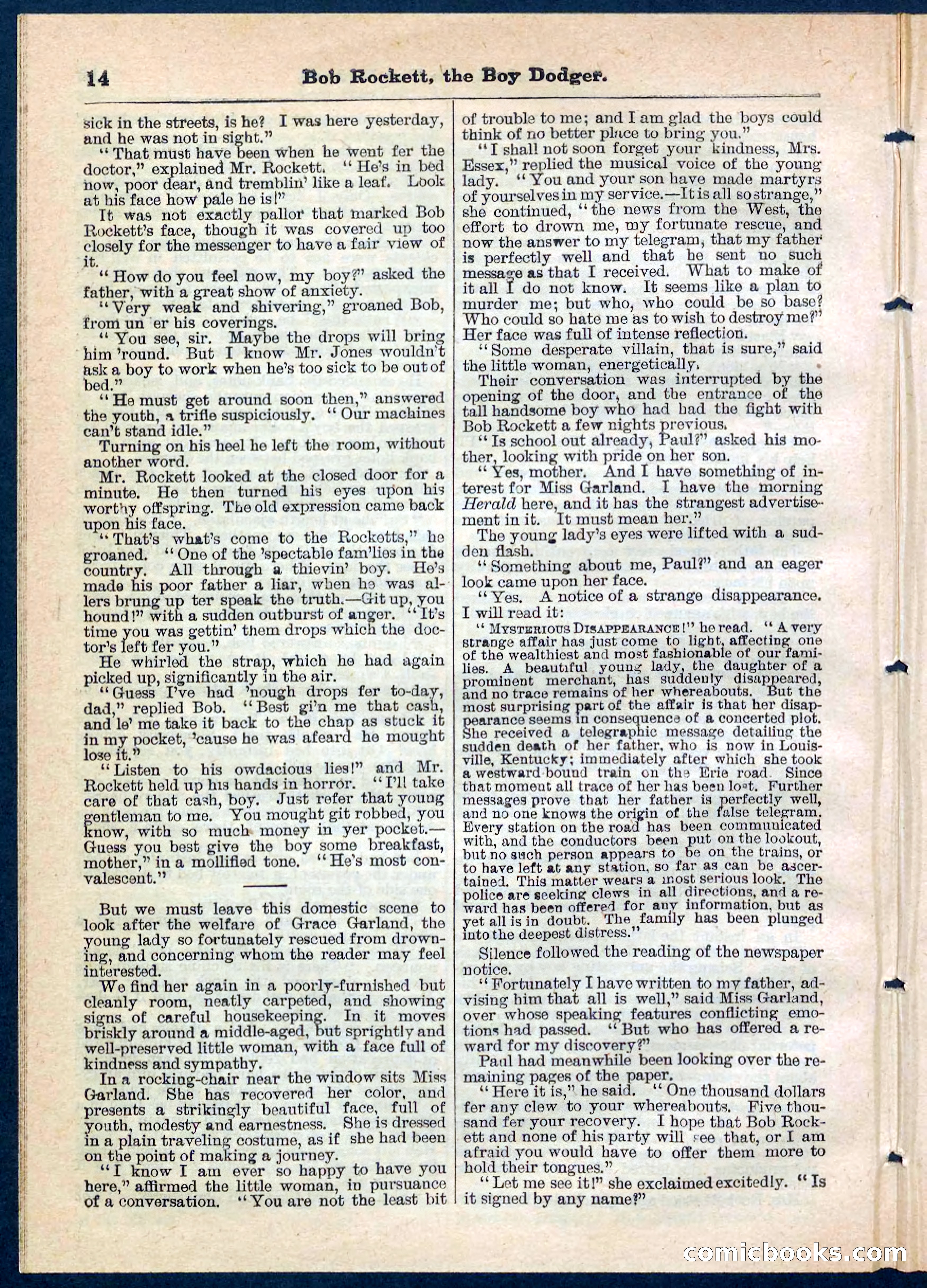 Beadle's Pocket Library, No. 138 — page 14 of 32