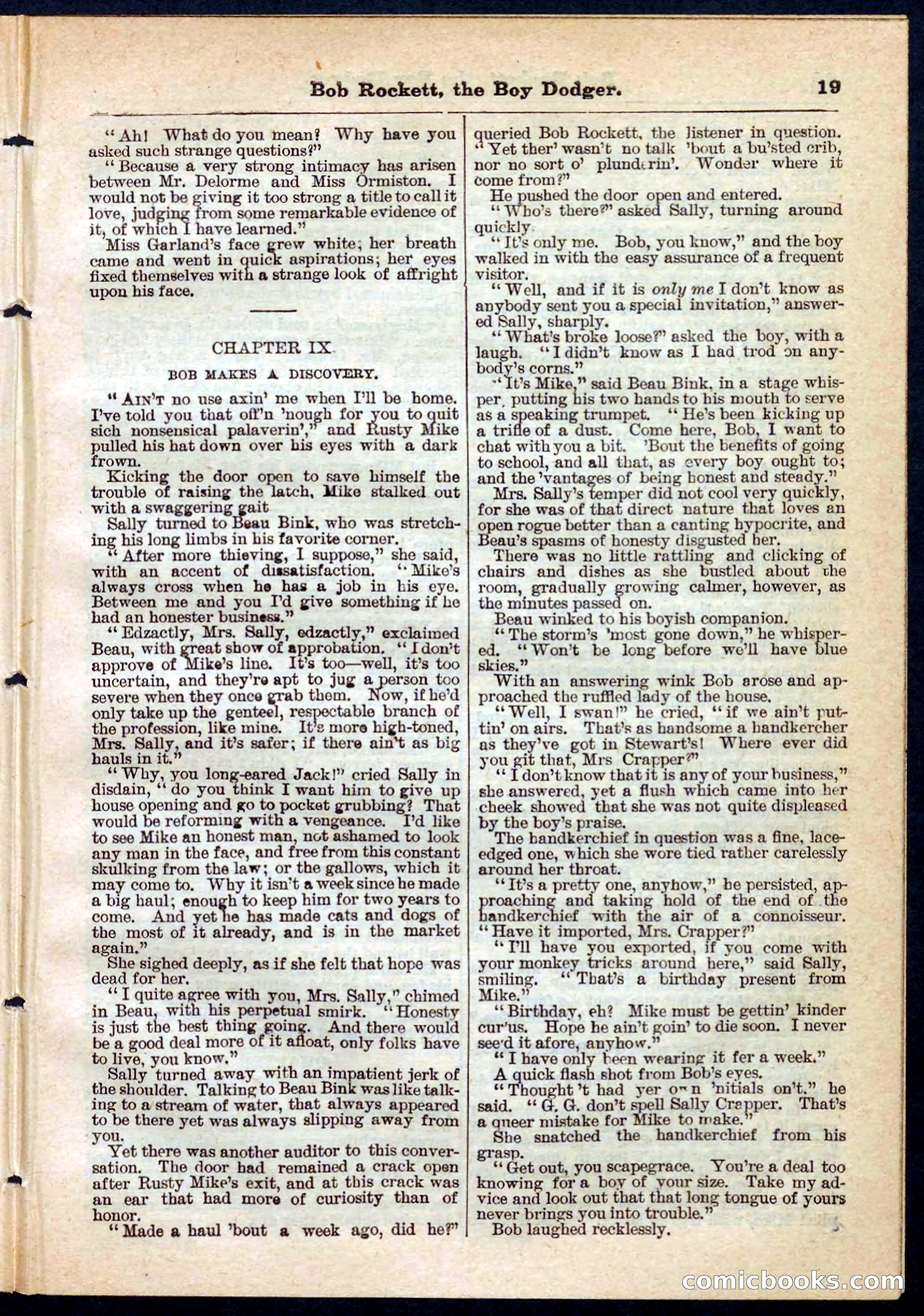 Beadle's Pocket Library, No. 138 — page 19 of 32