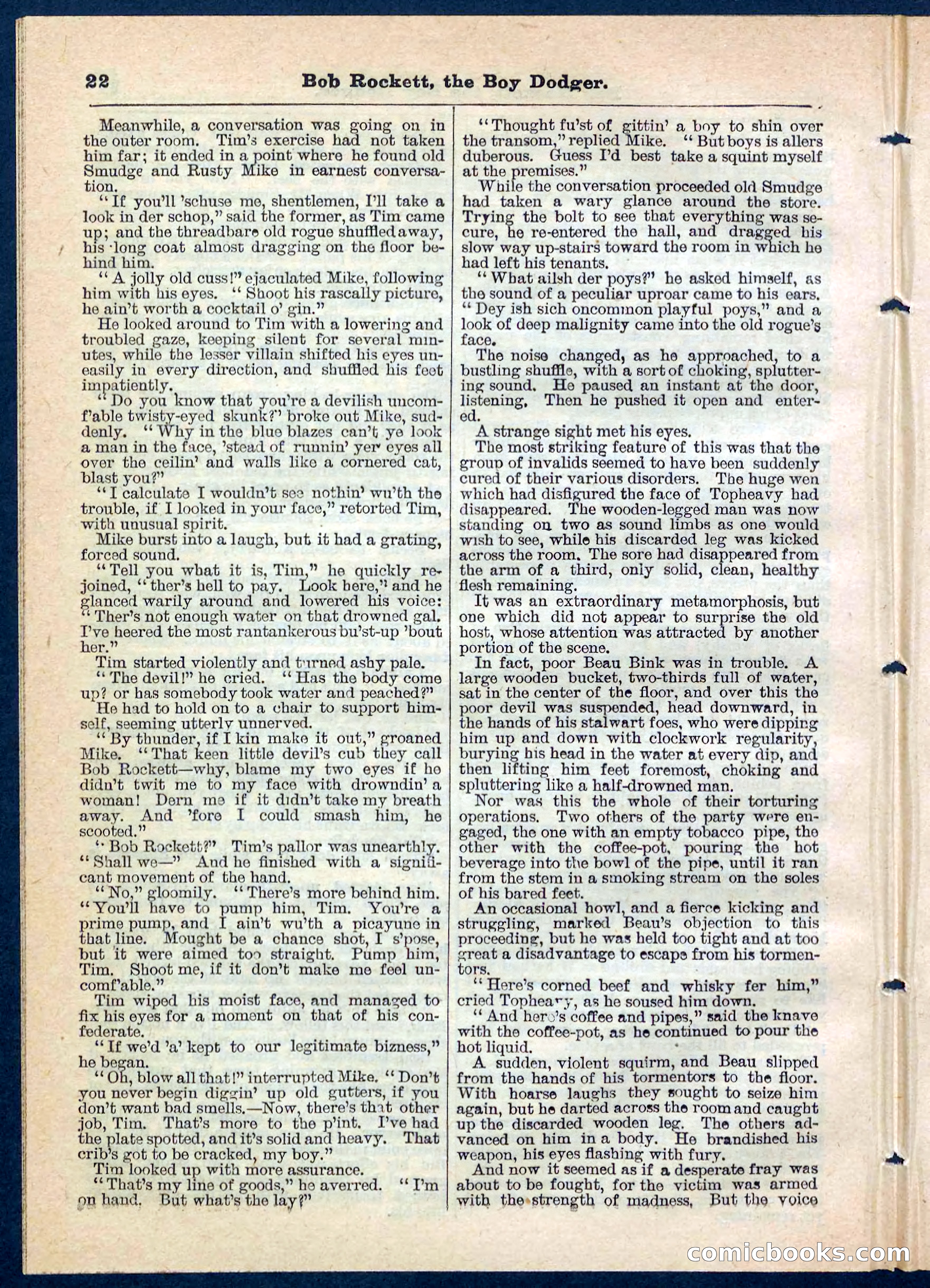 Beadle's Pocket Library, No. 138 — page 22 of 32