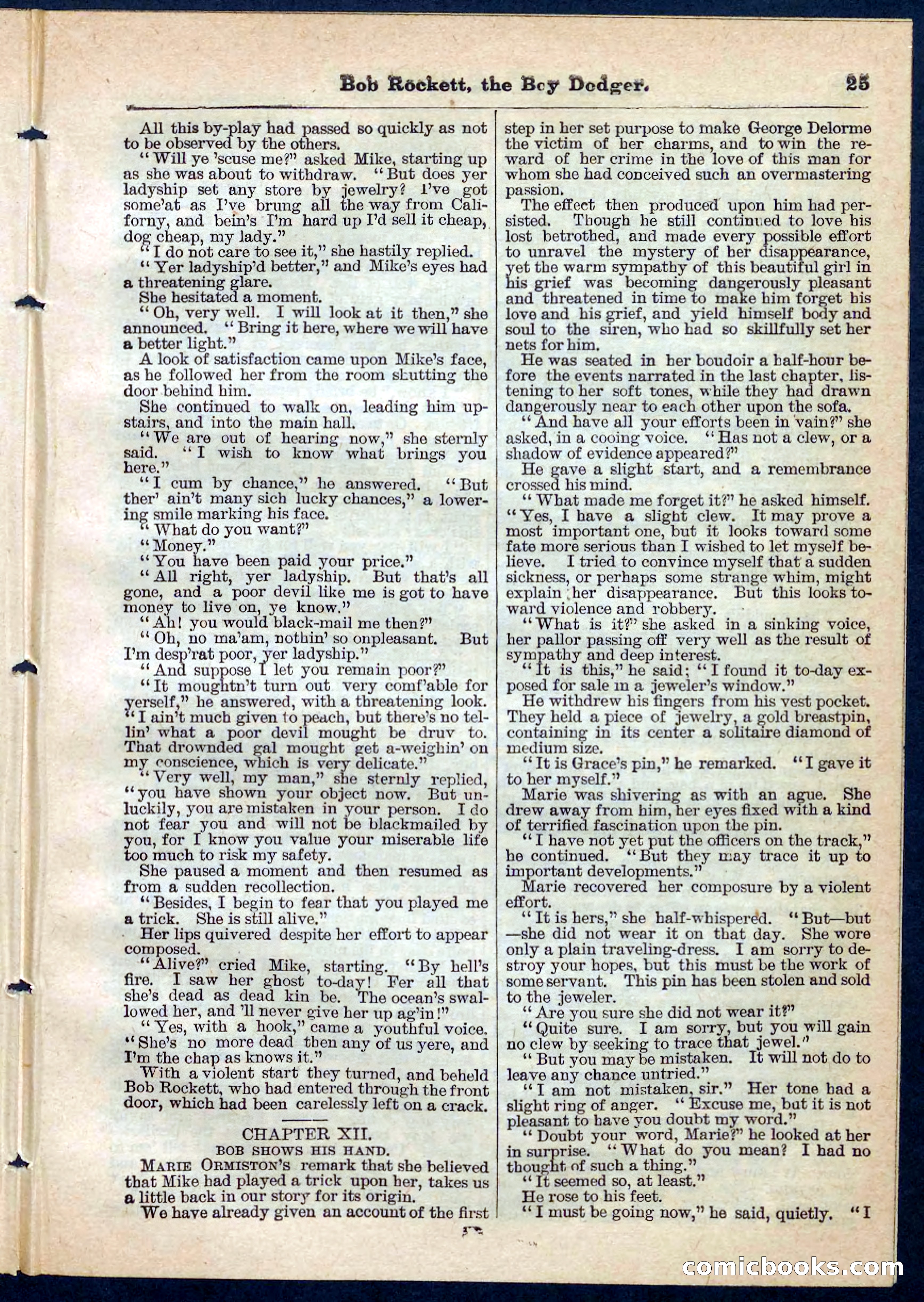 Beadle's Pocket Library, No. 138 — page 25 of 32