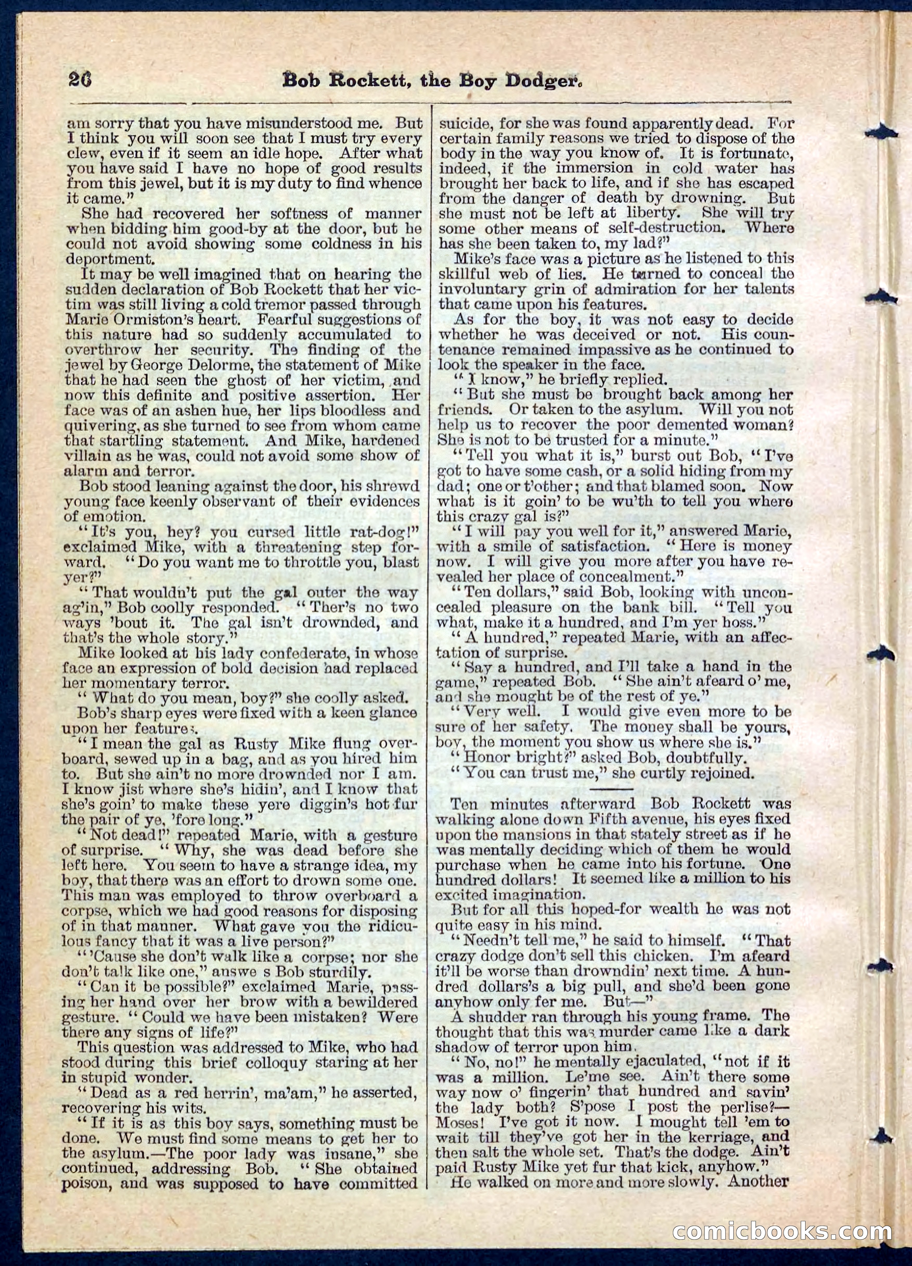 Beadle's Pocket Library, No. 138 — page 26 of 32