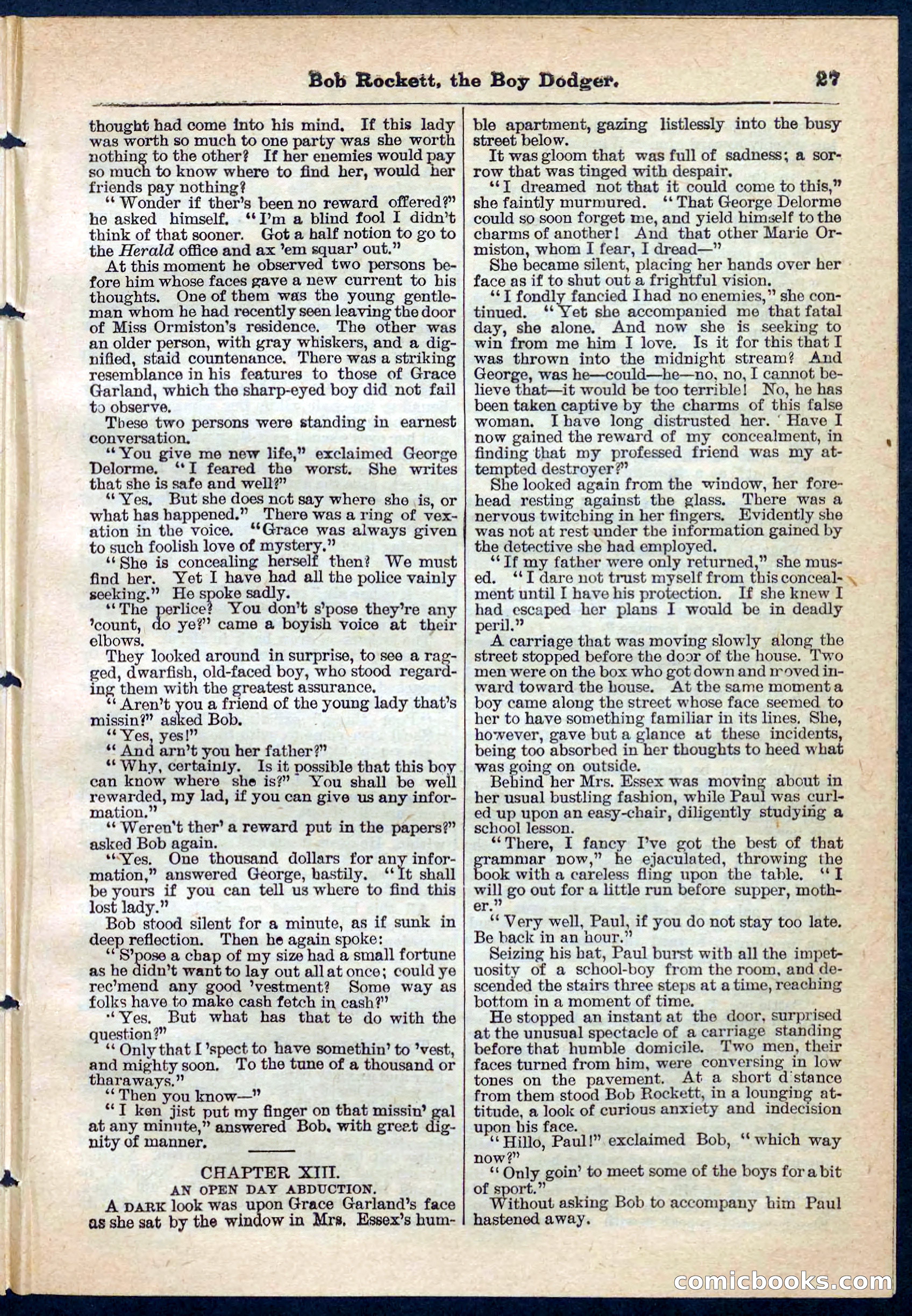 Beadle's Pocket Library, No. 138 — page 27 of 32