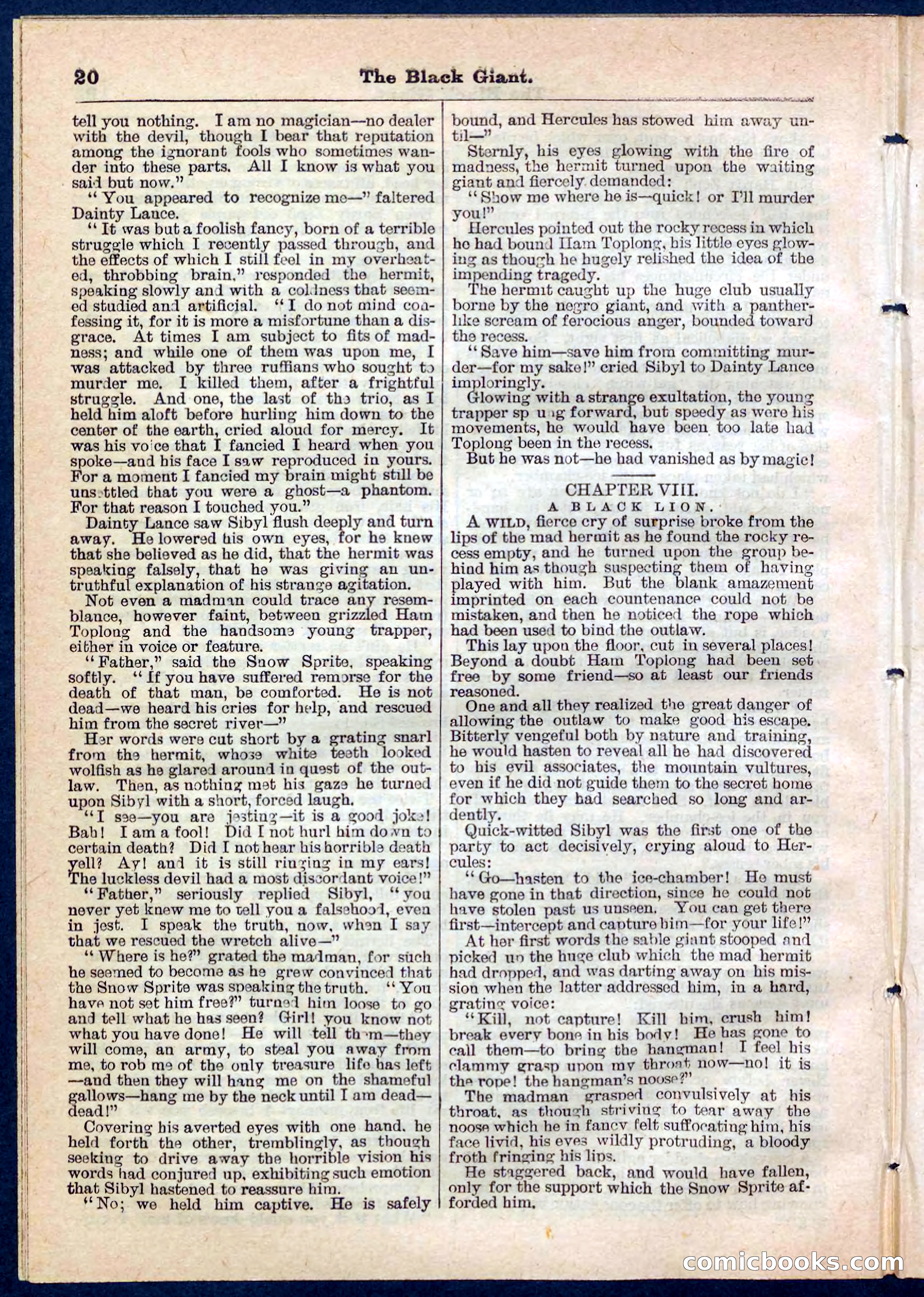 Beadle's Pocket Library No. 139 — page 20 of 32