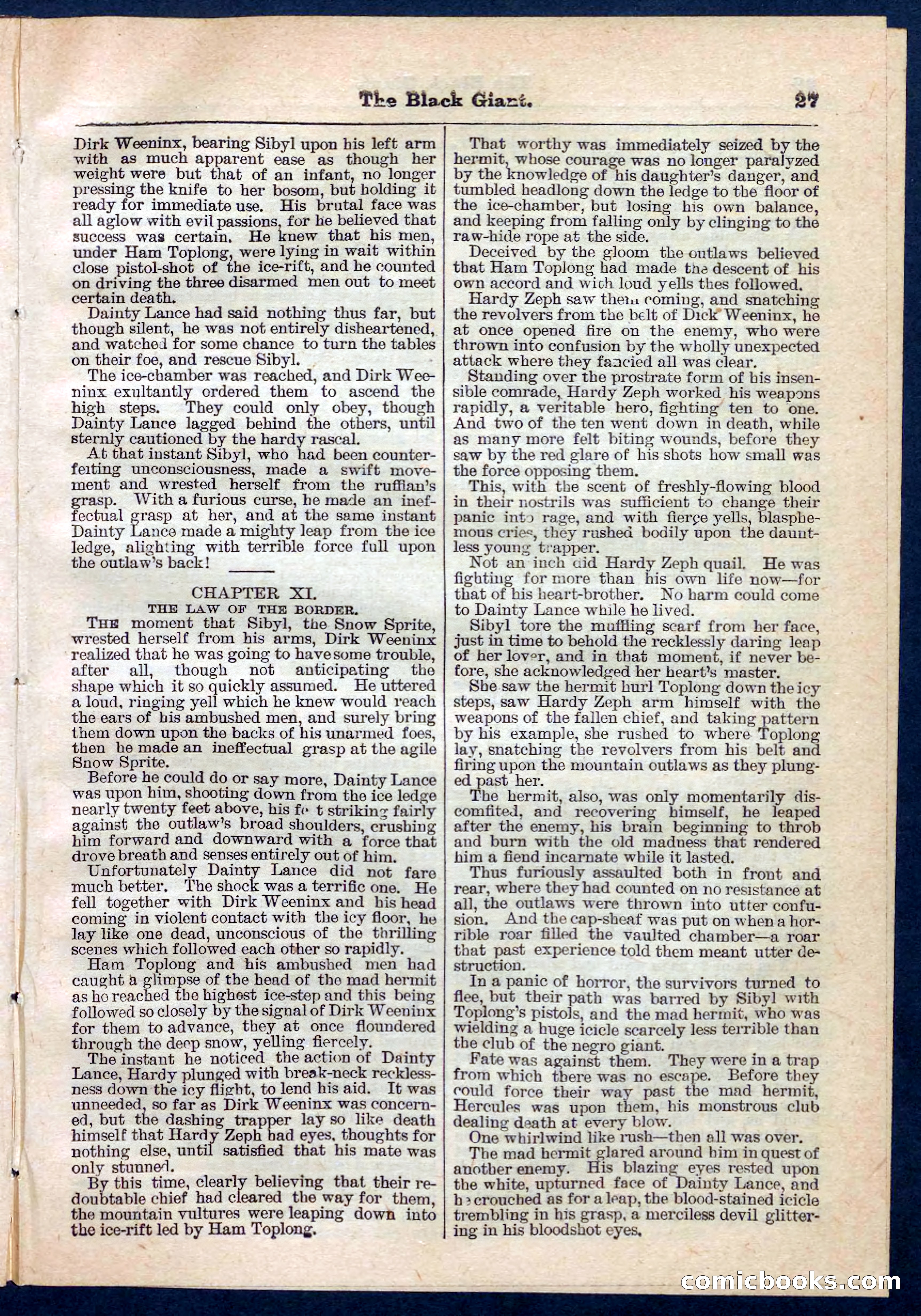 Beadle's Pocket Library No. 139 — page 27 of 32