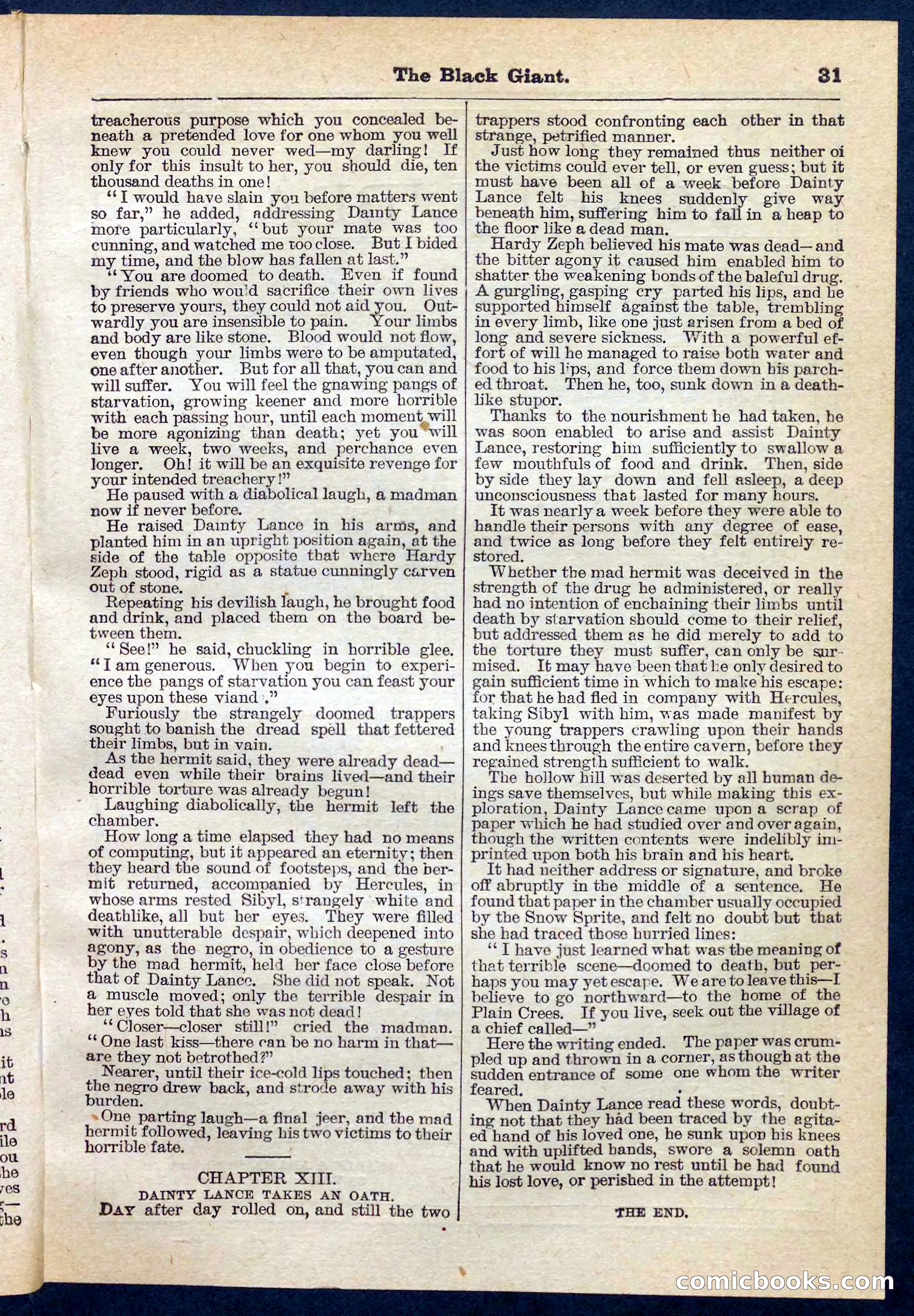 Beadle's Pocket Library No. 139 — page 31 of 32