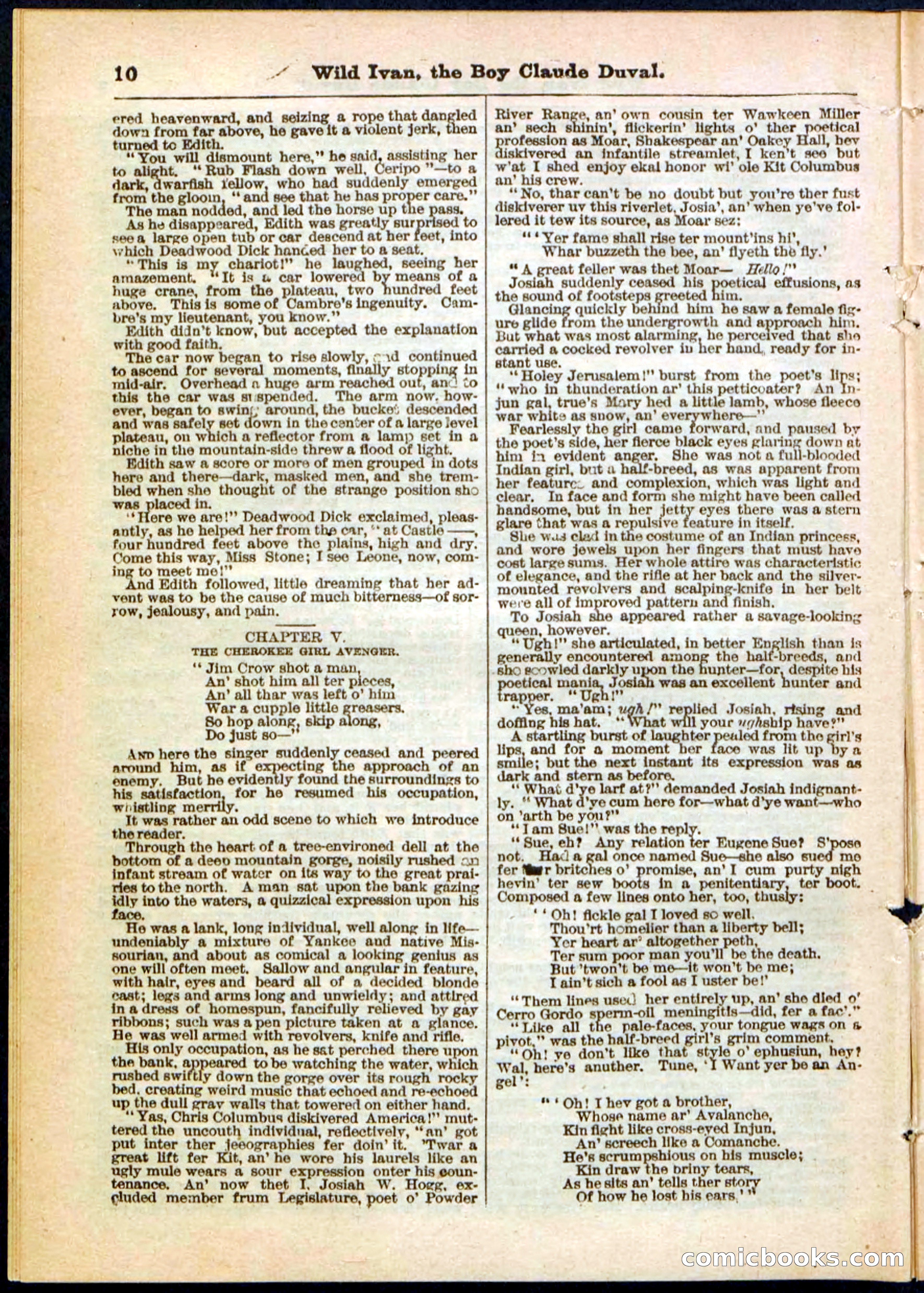 Beadle's Pocket Library, Vol. II, No. 14 — page 10 of 32