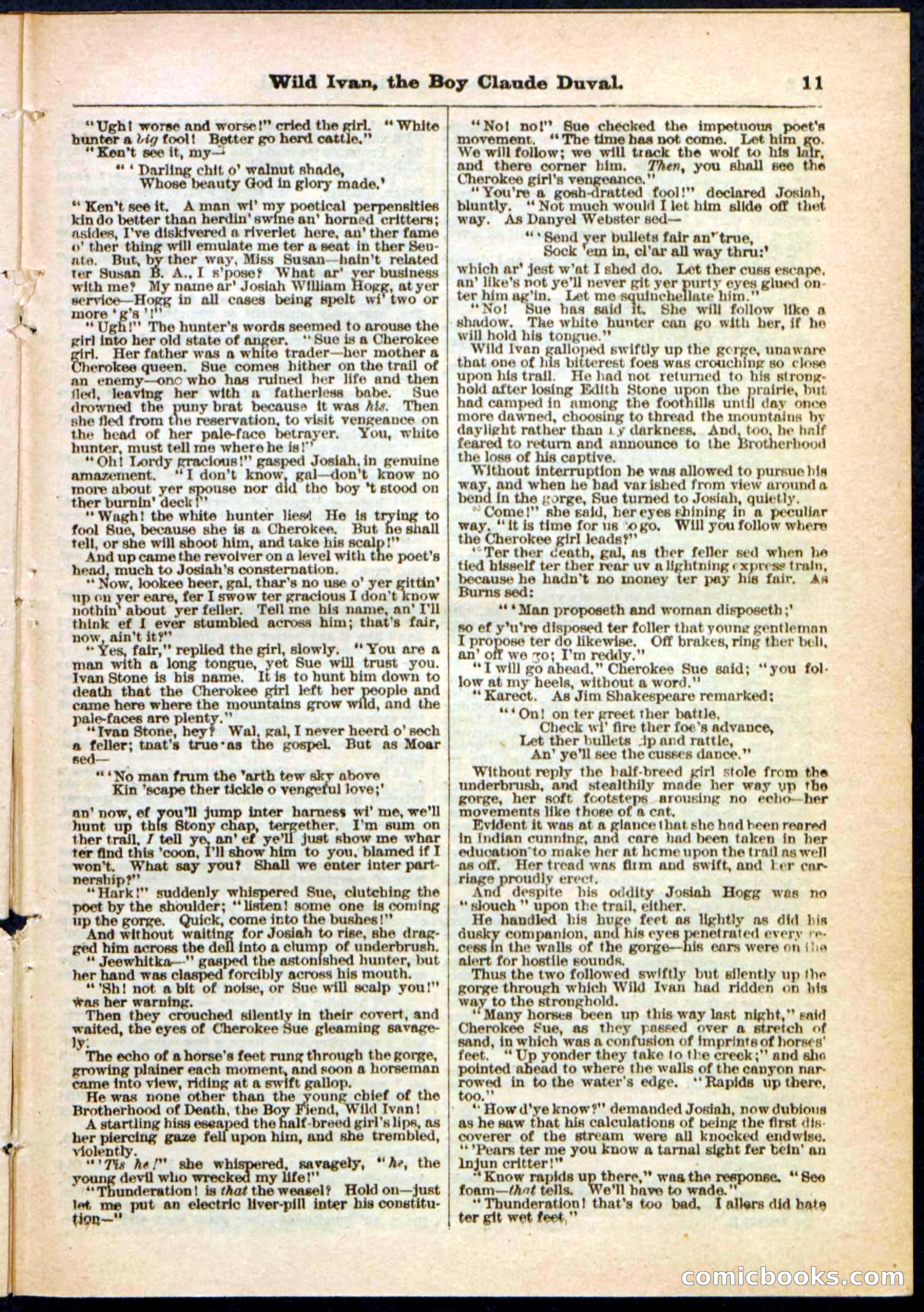 Beadle's Pocket Library, Vol. II, No. 14 — page 11 of 32