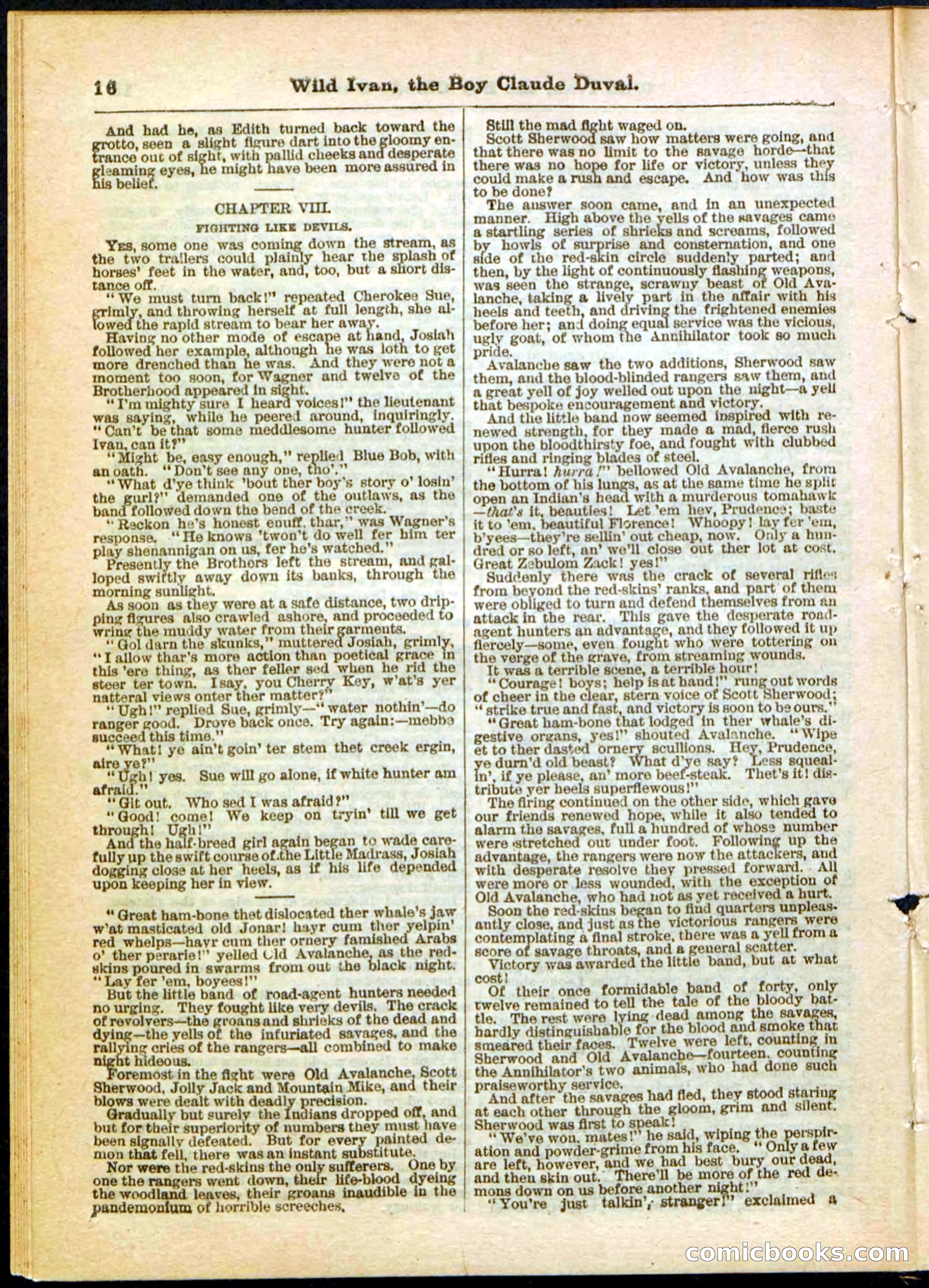 Beadle's Pocket Library, Vol. II, No. 14 — page 16 of 32