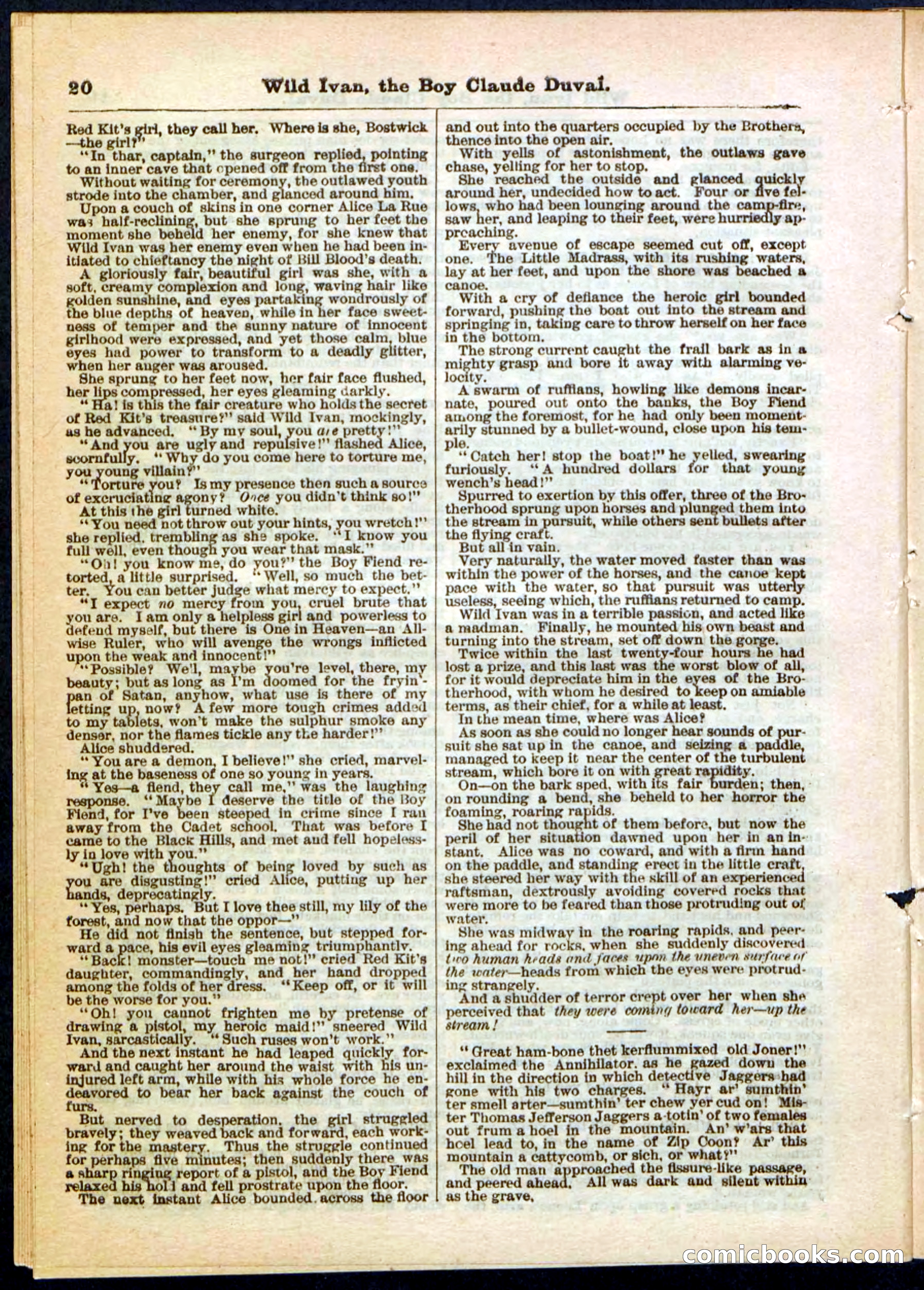 Beadle's Pocket Library, Vol. II, No. 14 — page 20 of 32