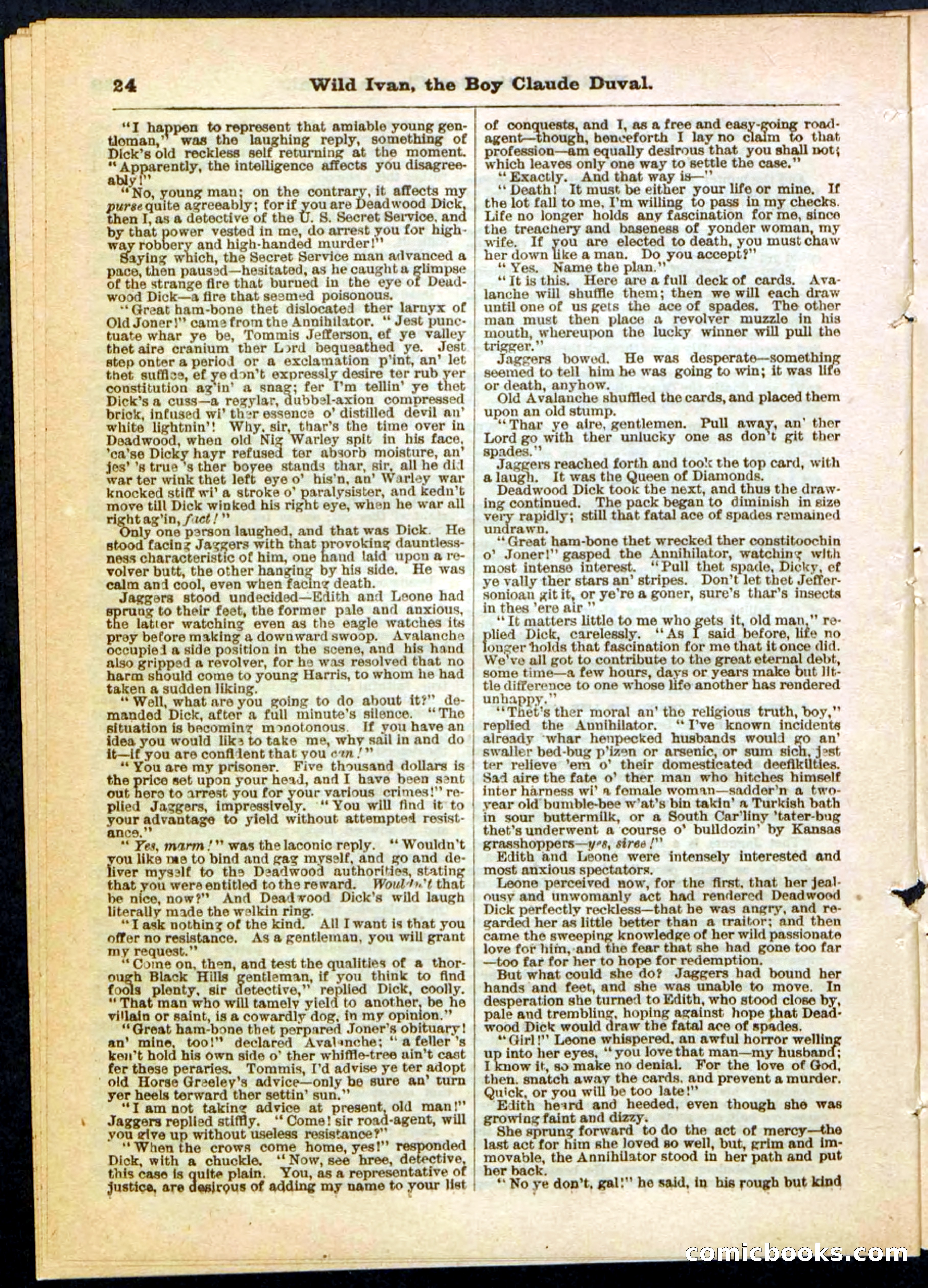 Beadle's Pocket Library, Vol. II, No. 14 — page 24 of 32