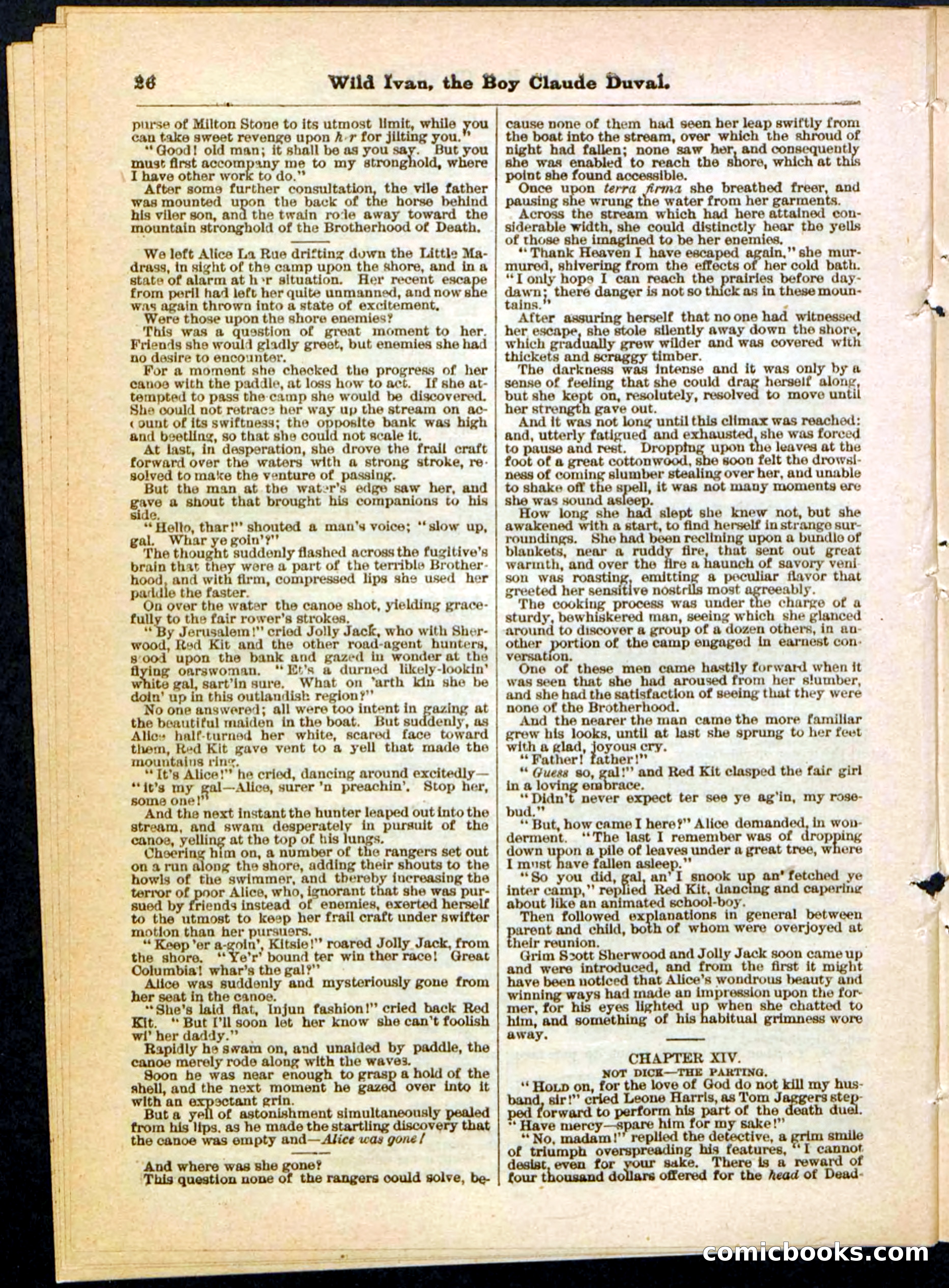 Beadle's Pocket Library, Vol. II, No. 14 — page 26 of 32