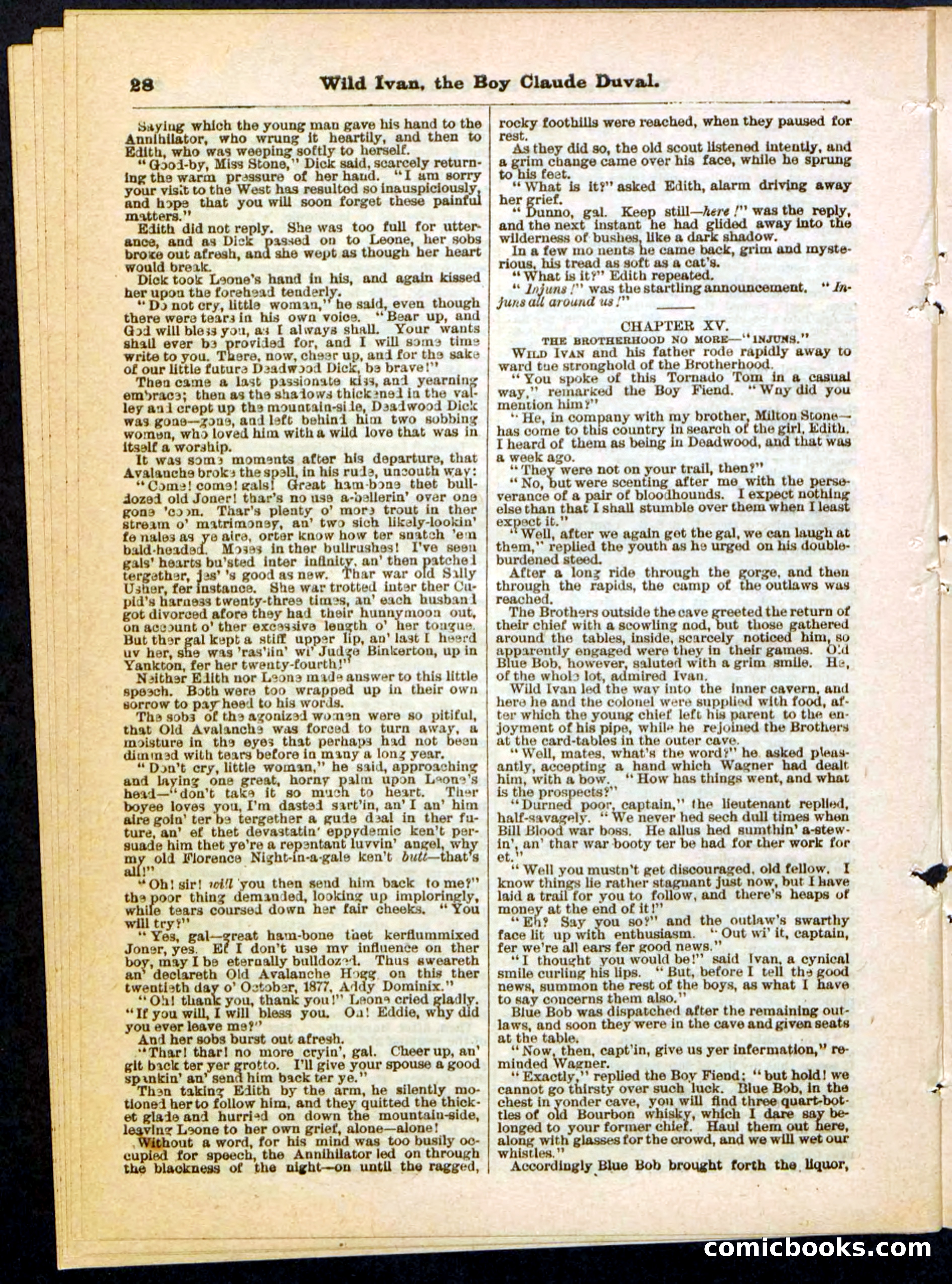 Beadle's Pocket Library, Vol. II, No. 14 — page 28 of 32
