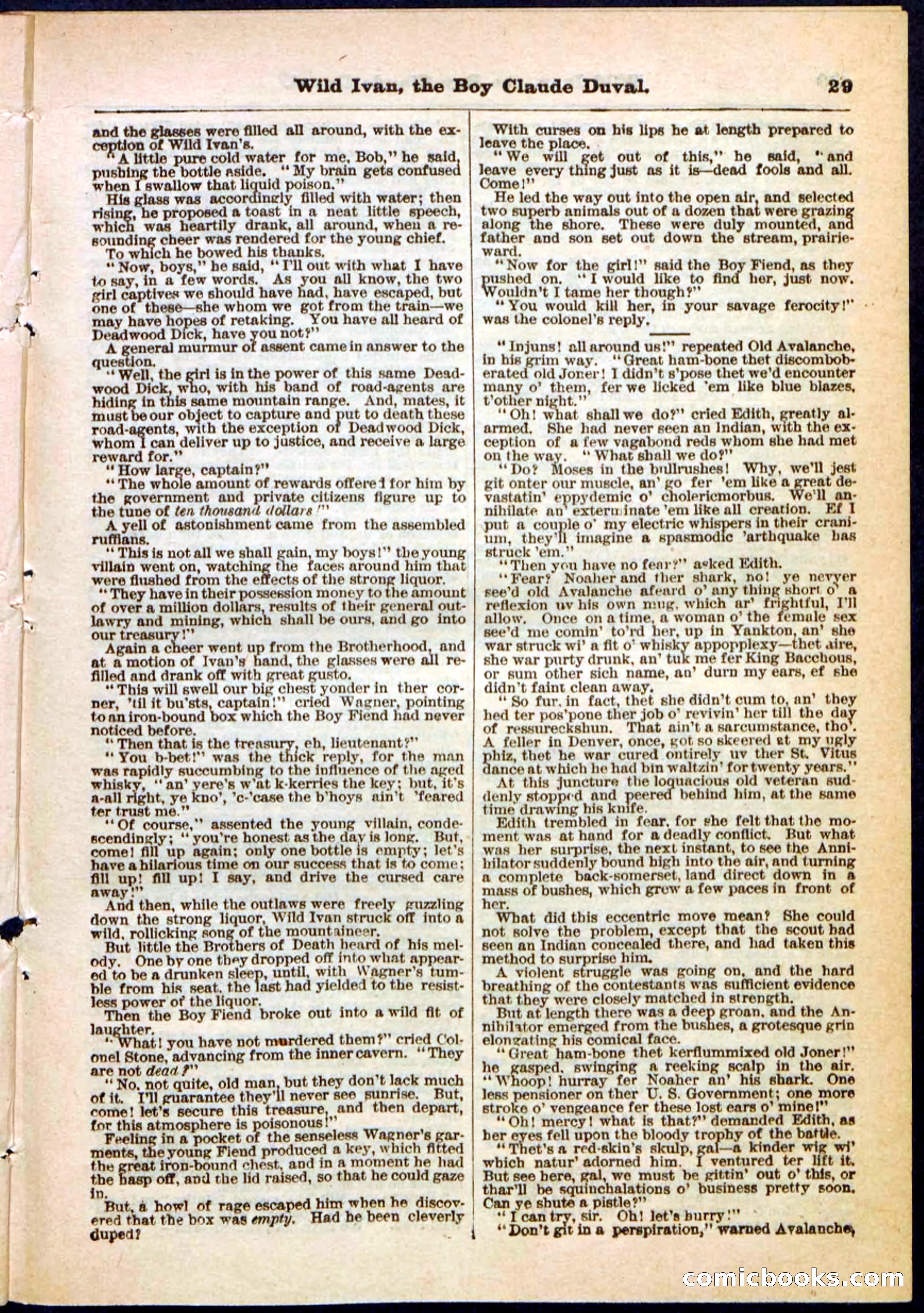 Beadle's Pocket Library, Vol. II, No. 14 — page 29 of 32