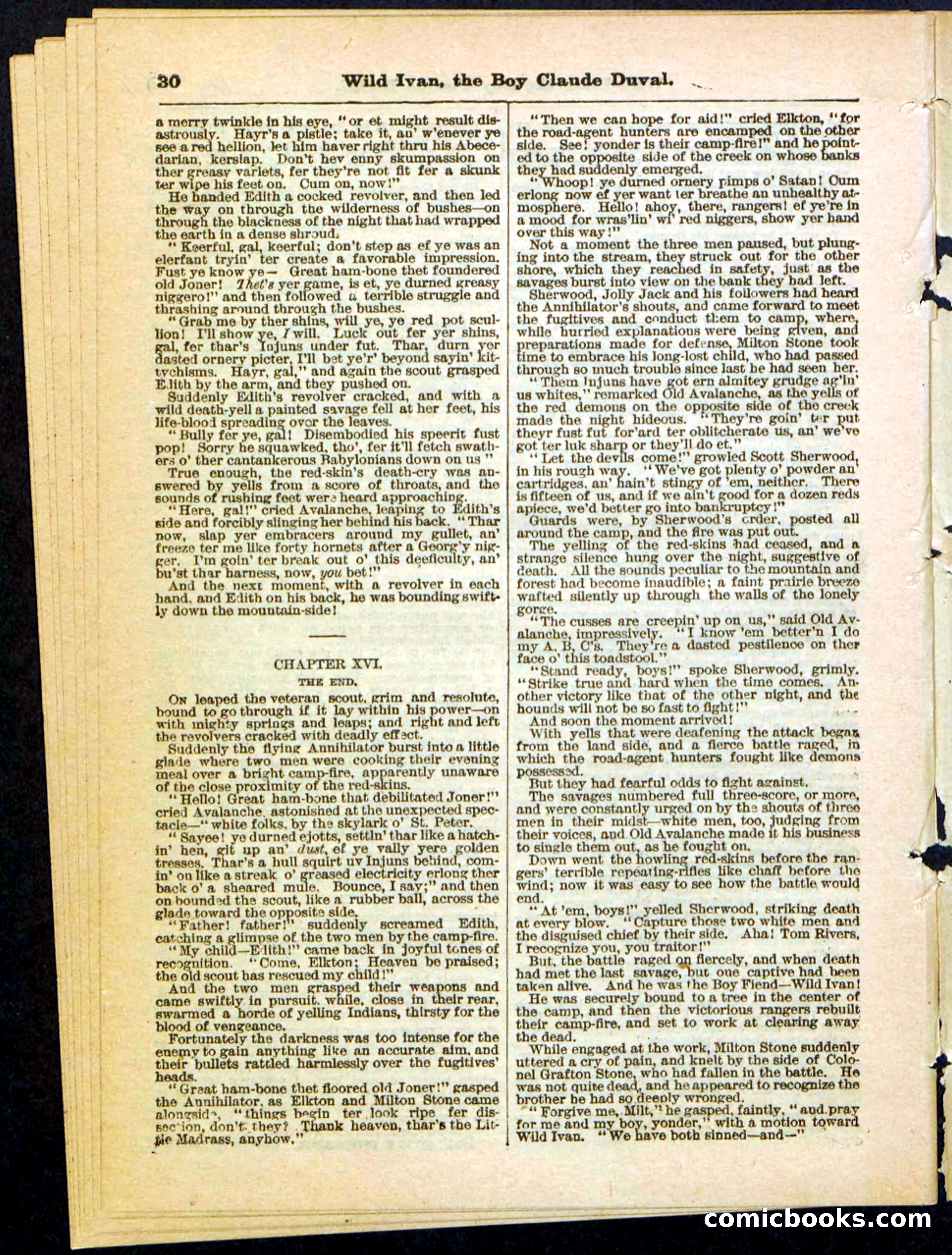 Beadle's Pocket Library, Vol. II, No. 14 — page 30 of 32