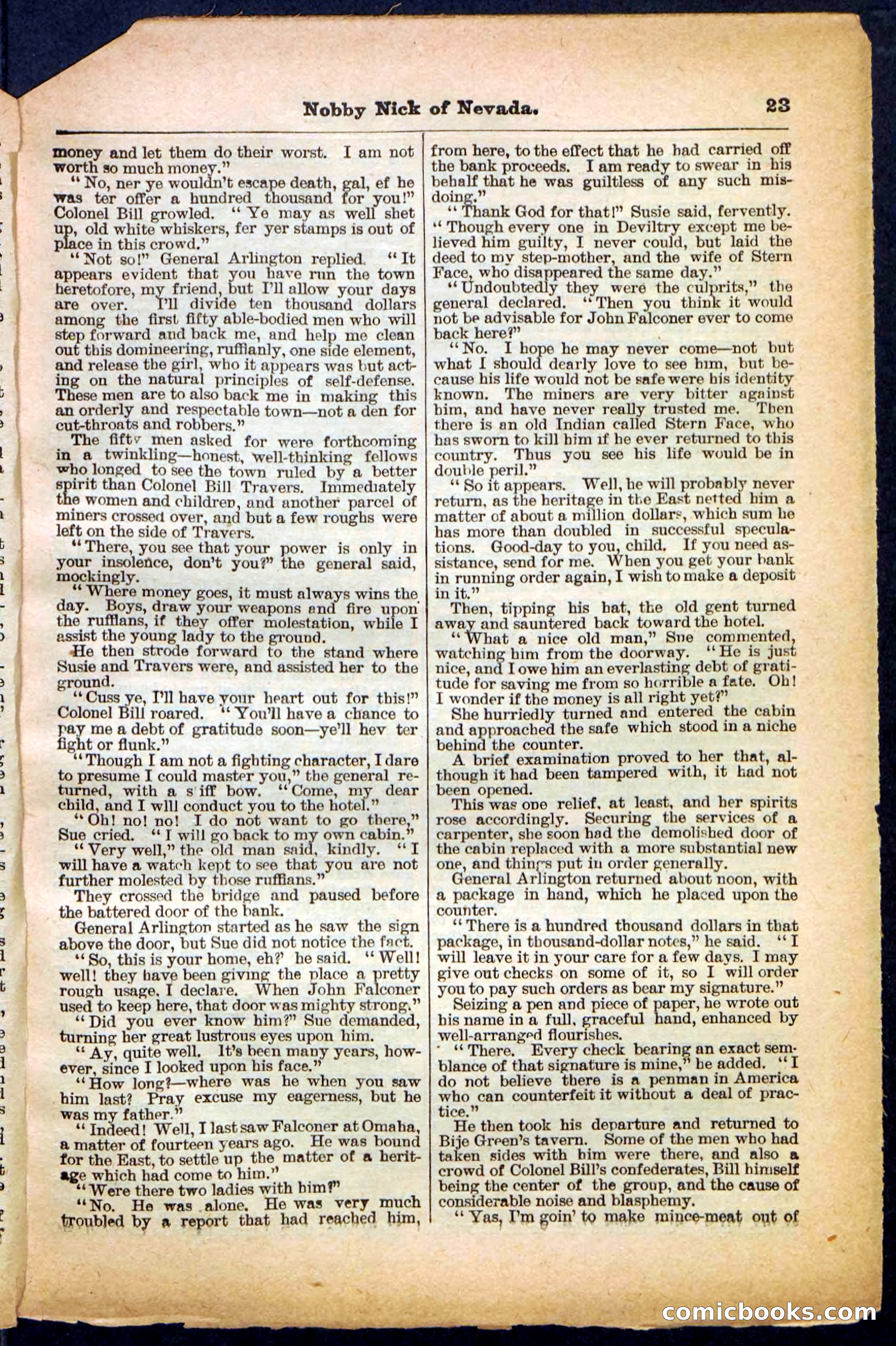 Beadle's Pocket Library No. 147 — page 23 of 32