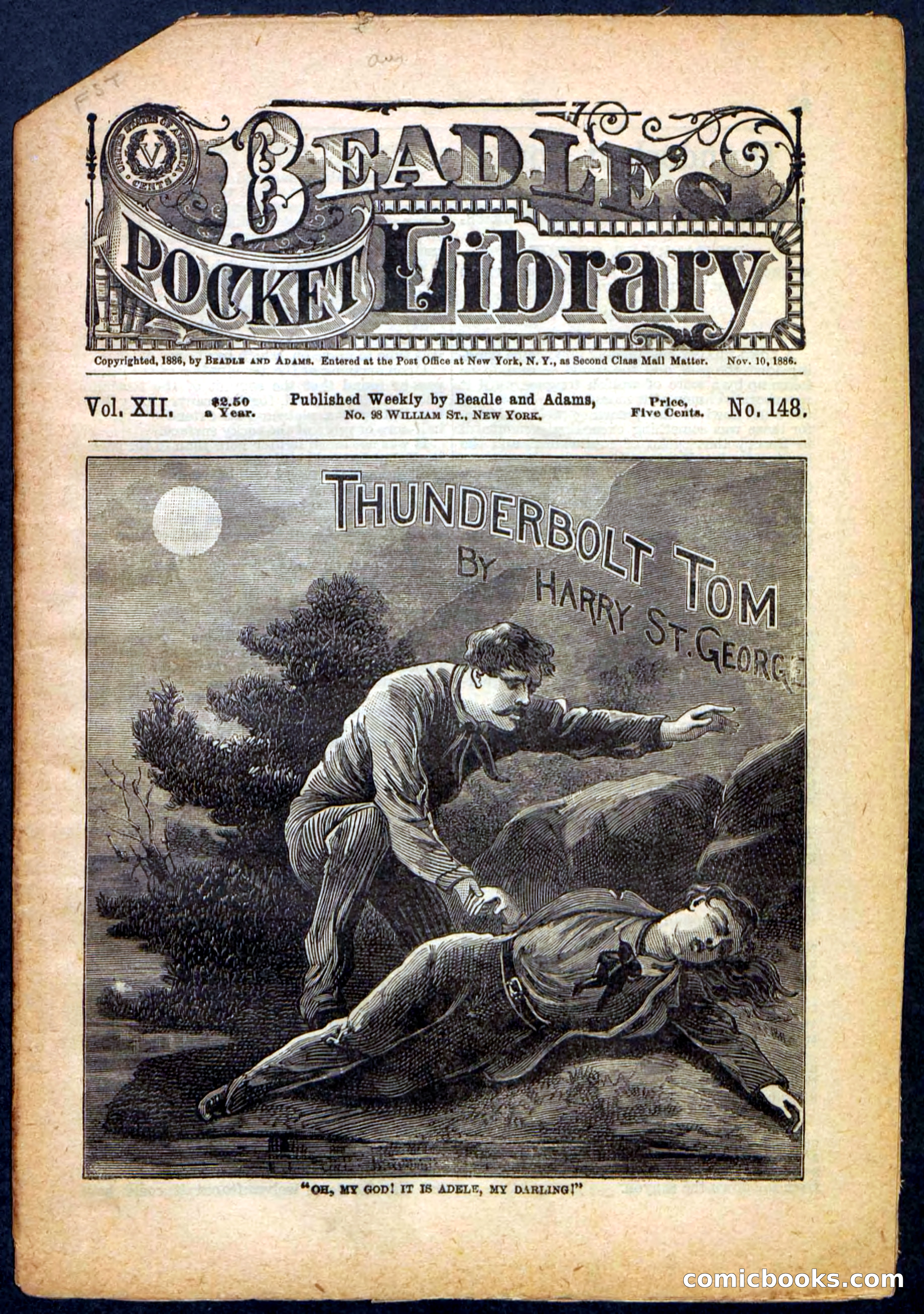 Beadle's Pocket Library No. 148 — page 1 of 32