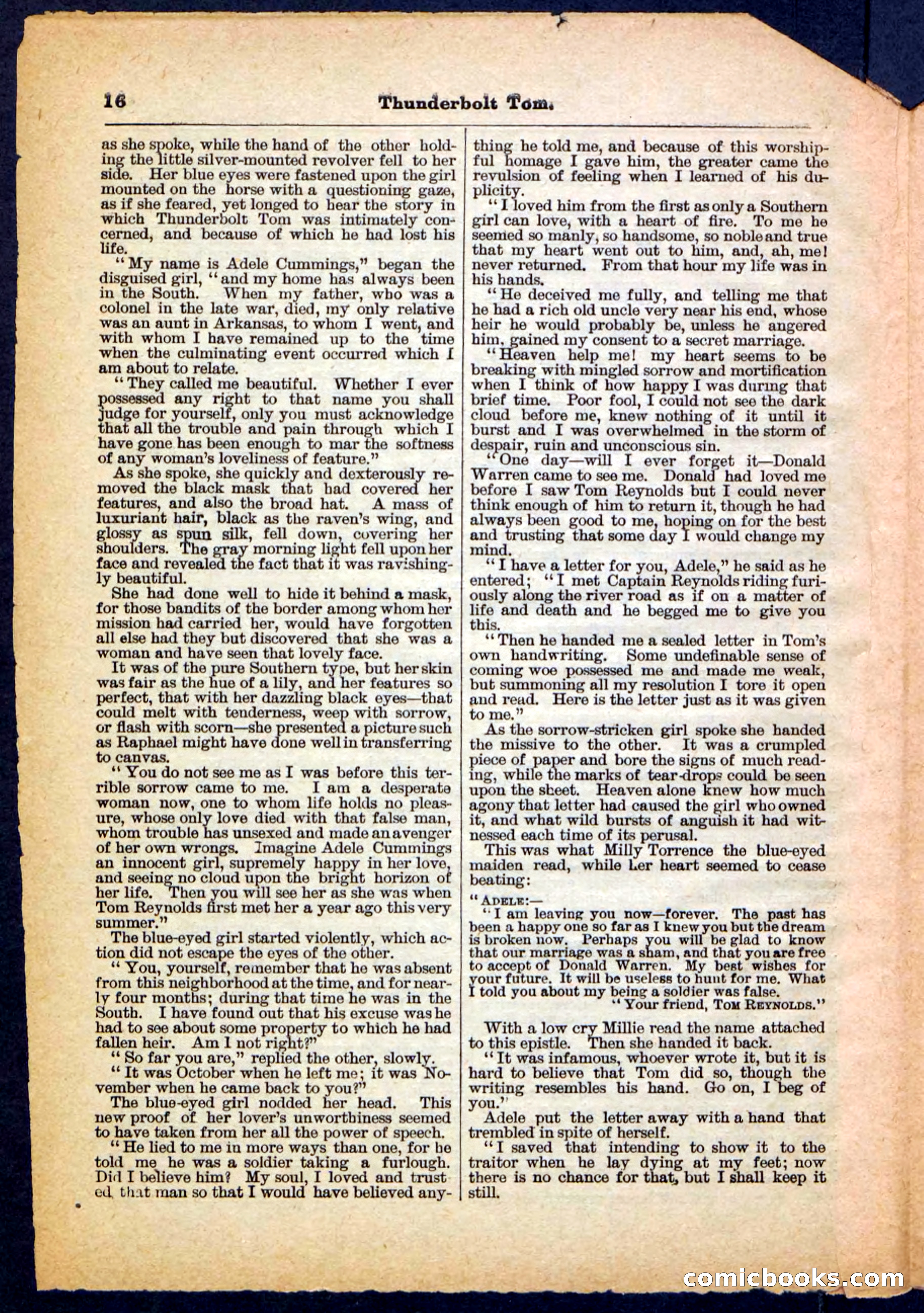 Beadle's Pocket Library No. 148 — page 16 of 32