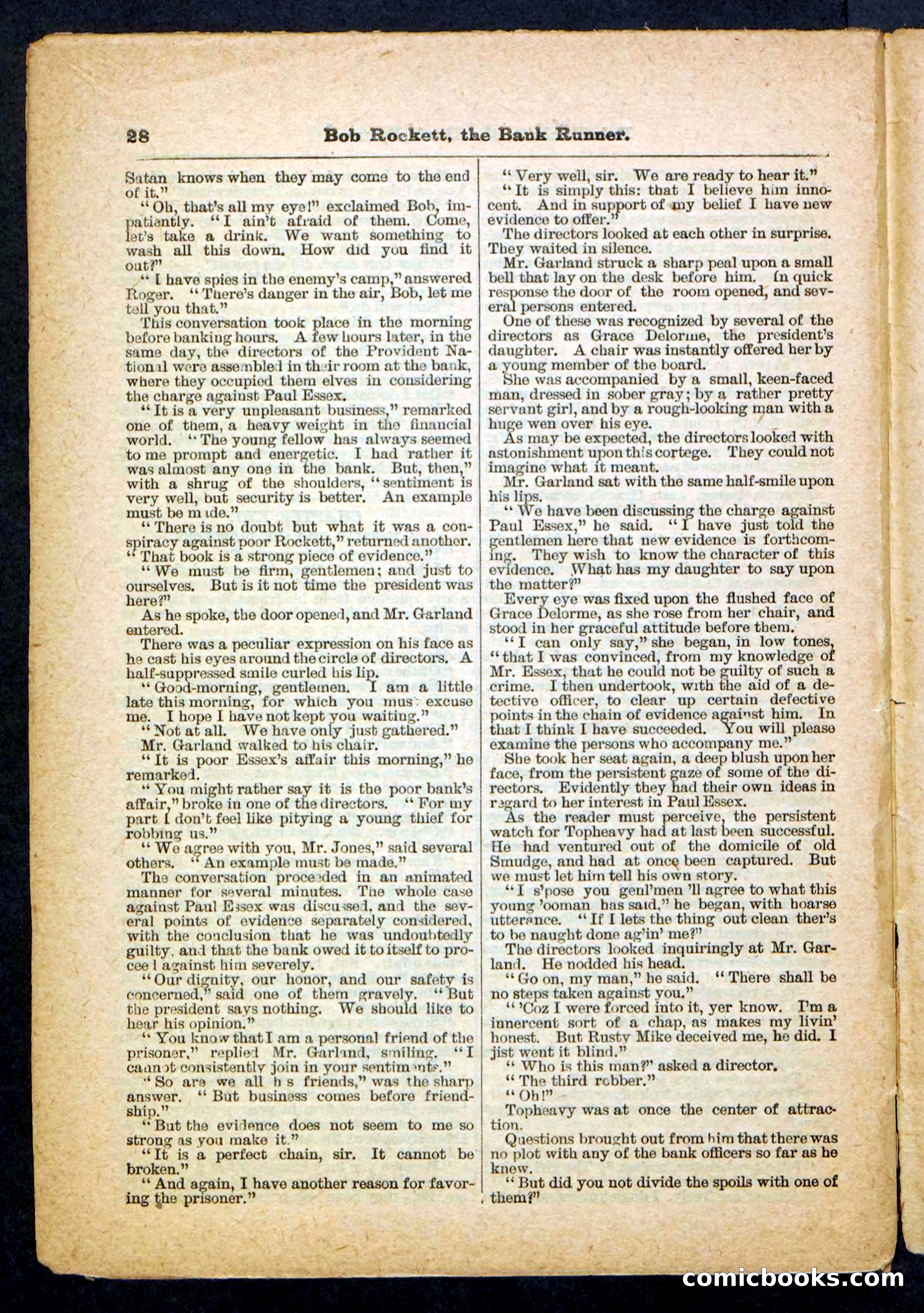 Beadle's Pocket Library No. 149 — page 28 of 32