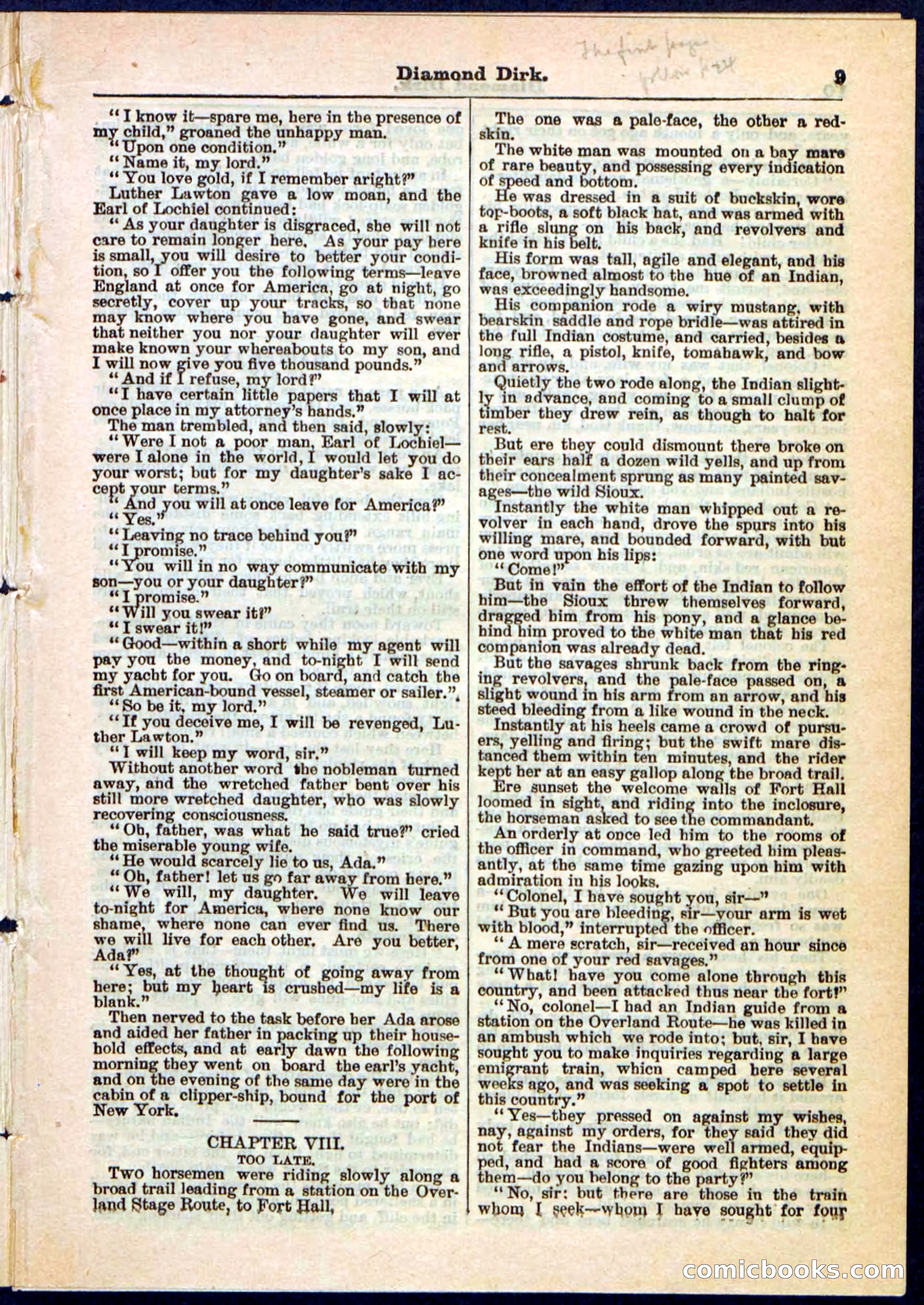 Beadle's Pocket Library No. 15 — page 9 of 32