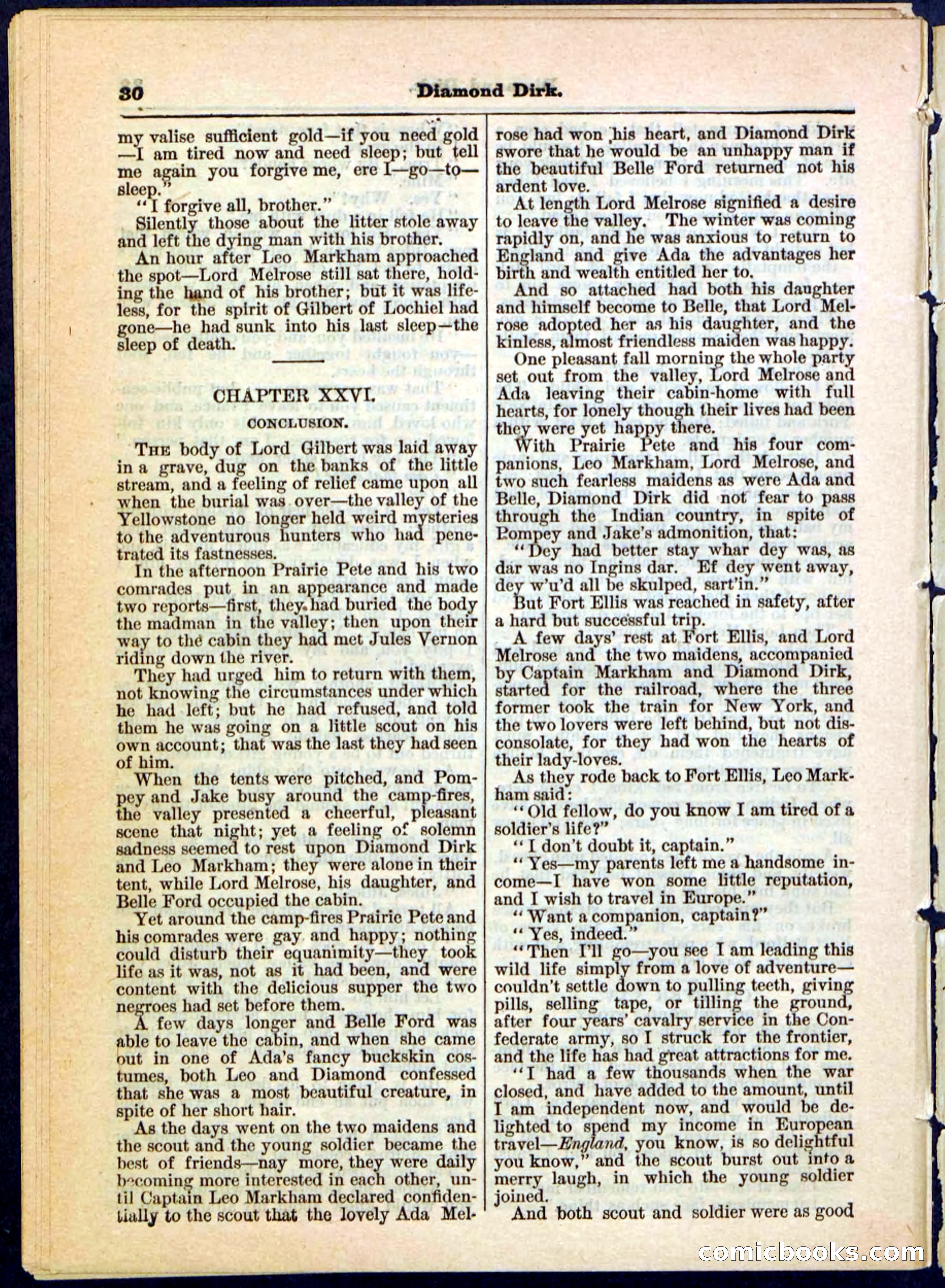 Beadle's Pocket Library No. 15 — page 30 of 32