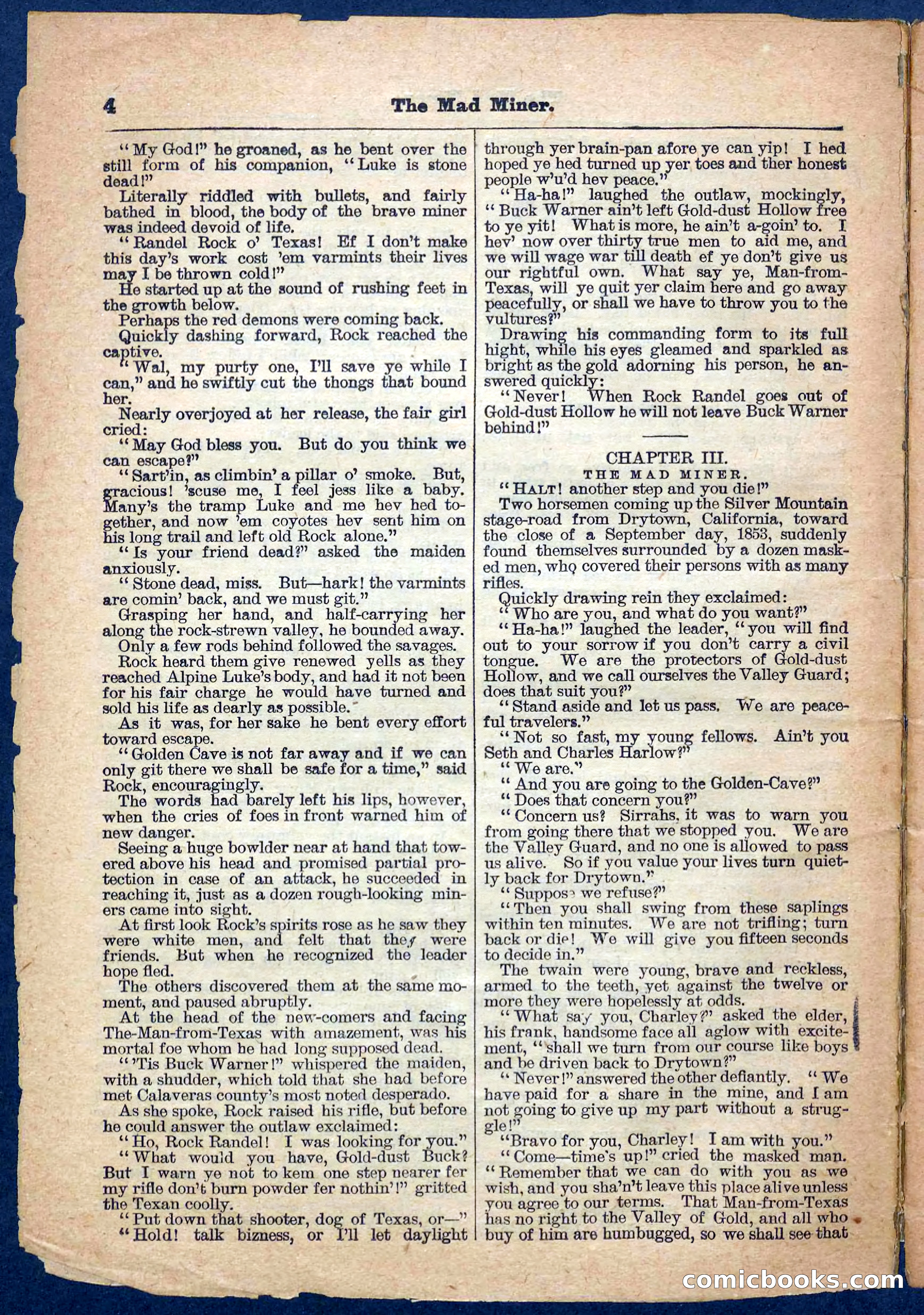 Beadle's Pocket Library, No. 150 — page 4 of 32