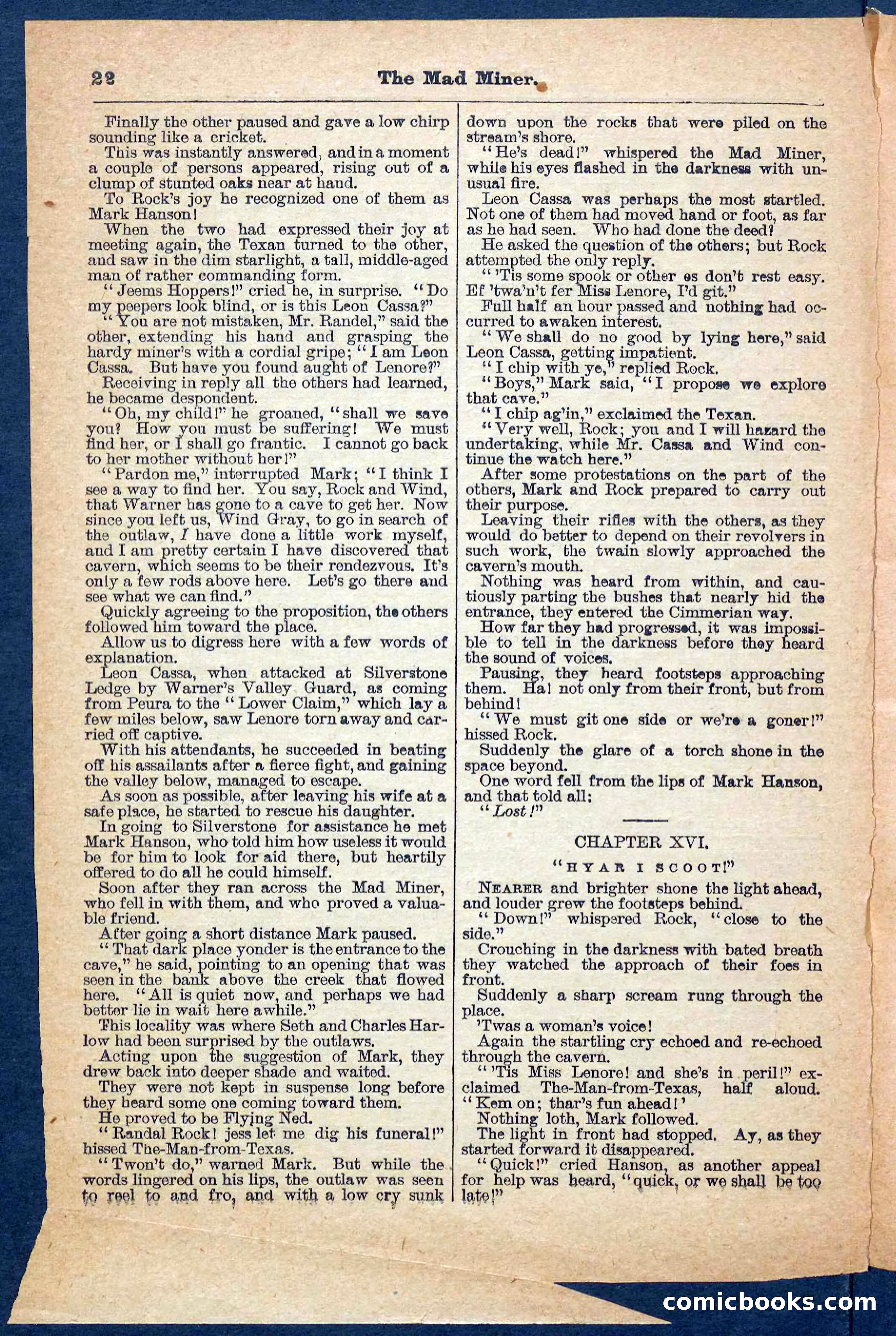 Beadle's Pocket Library, No. 150 — page 22 of 32