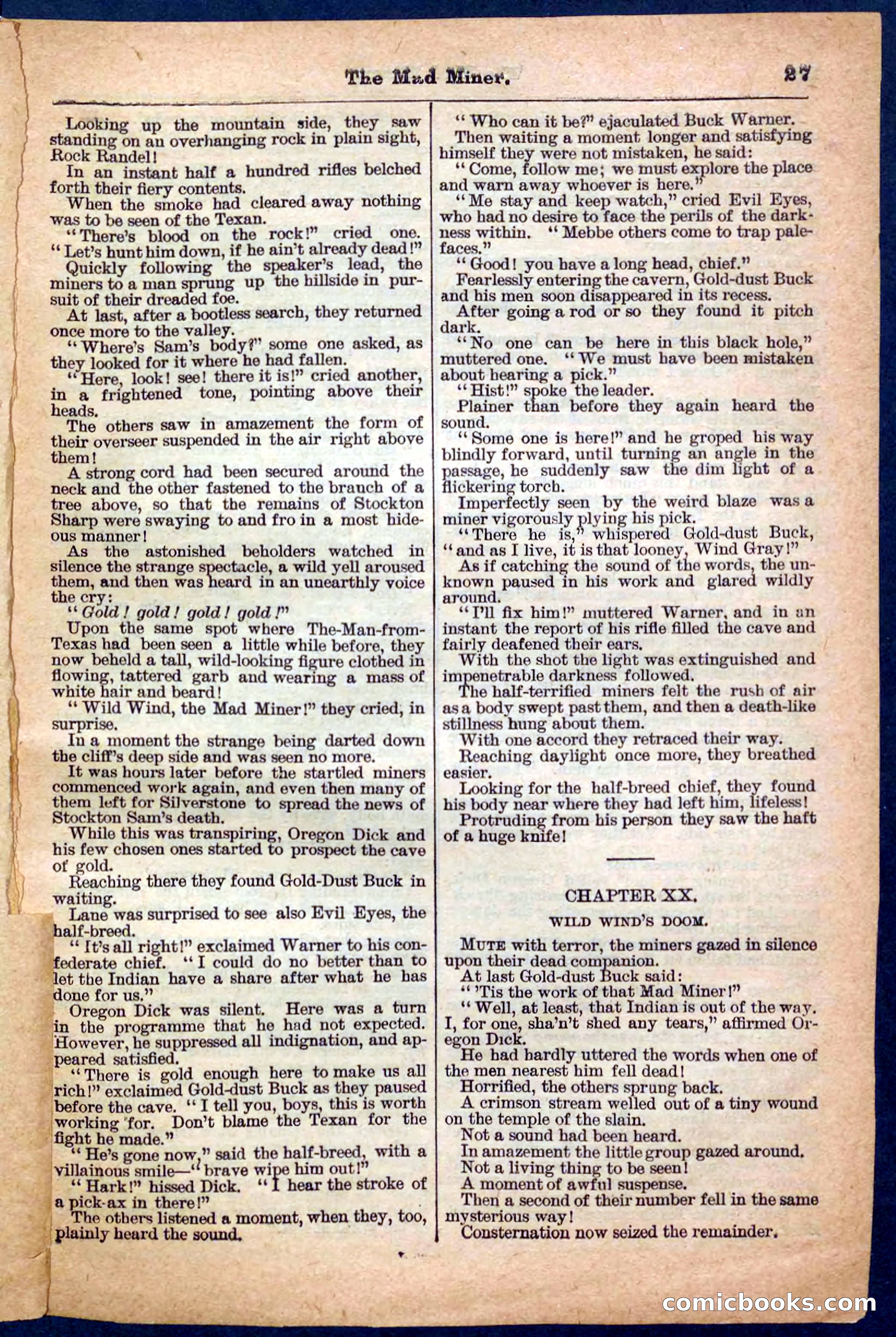 Beadle's Pocket Library, No. 150 — page 27 of 32